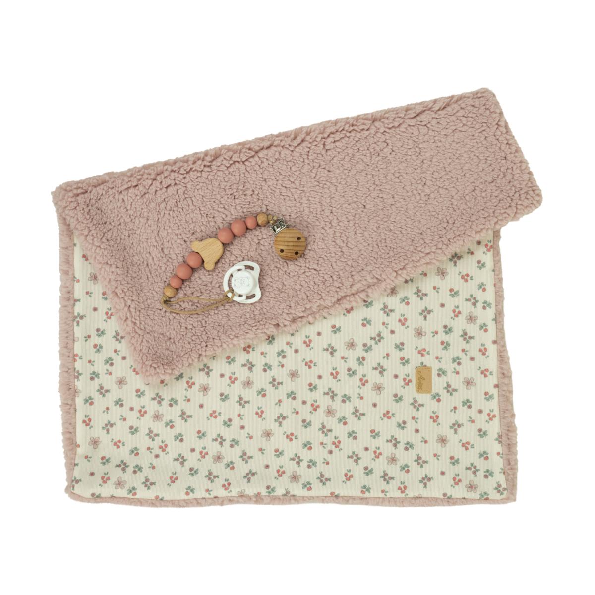 Muñeca Reborn 40 cm Greta rosa con manta Arias 9
