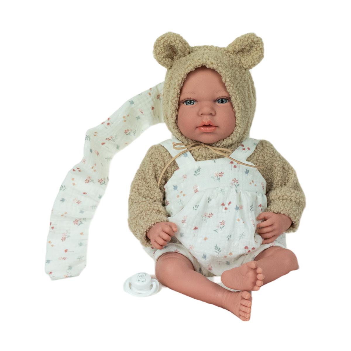 Muñeco Elegance 40 cm Andie beige con cojín Arias 6