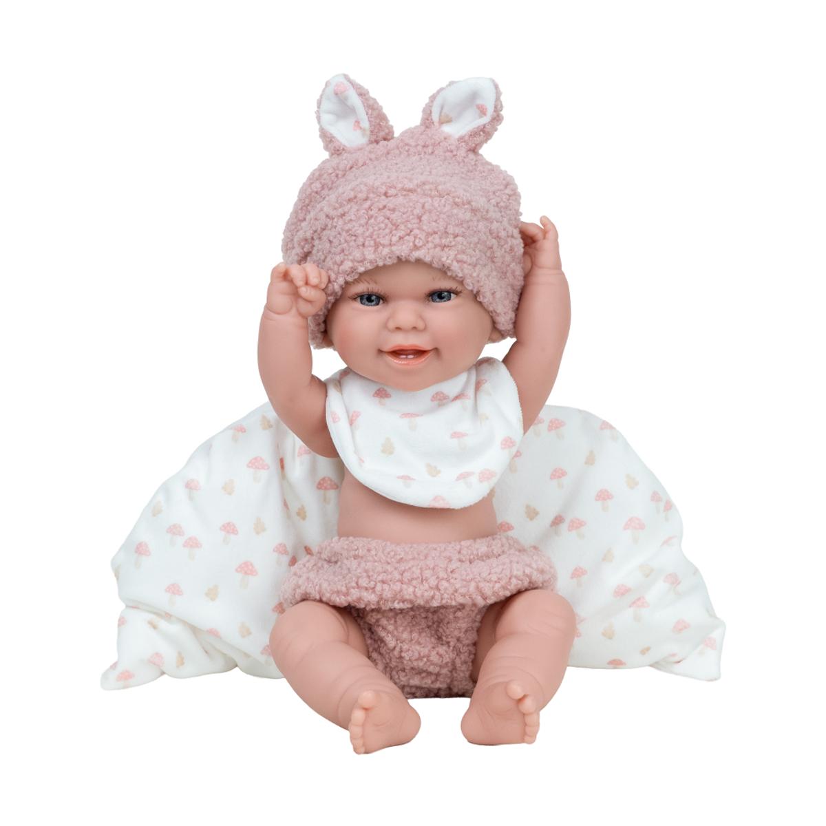 Imagen 0 de Muñeca Elegance 33 cm Babyto rosa con capazo cuerpo Vinyl Arias