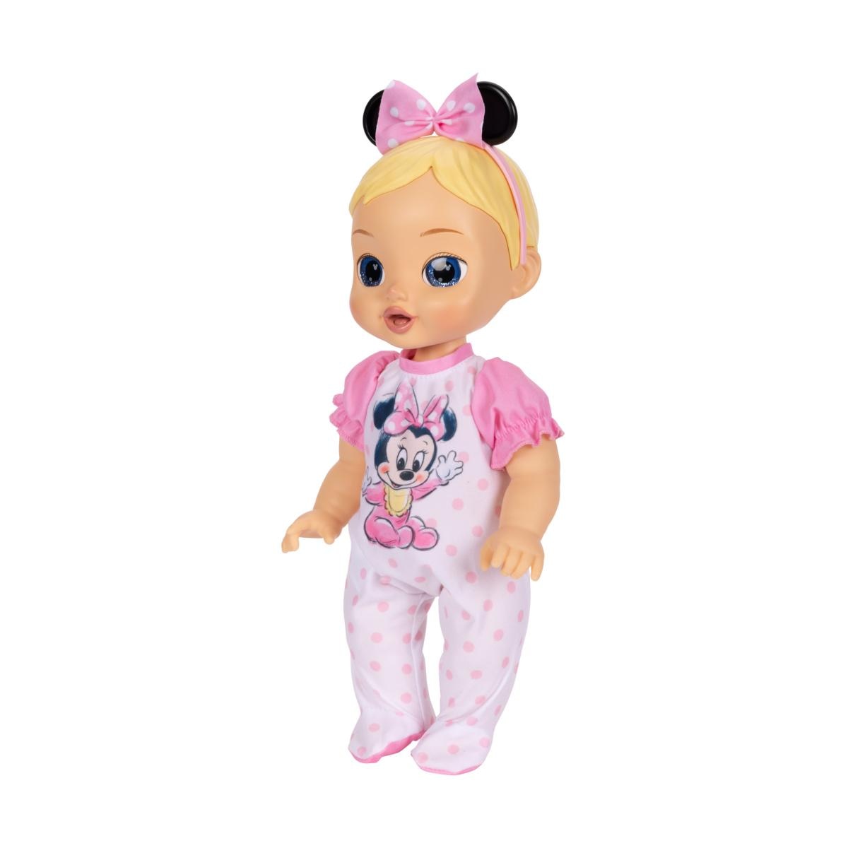 Muñeca Bebé Minnie con funciones interactivas y accesorios incluidos Disney 4