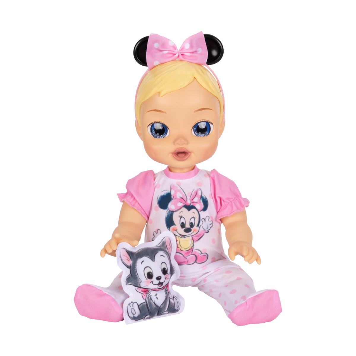 Muñeca Bebé Minnie con funciones interactivas y accesorios incluidos Disney 7