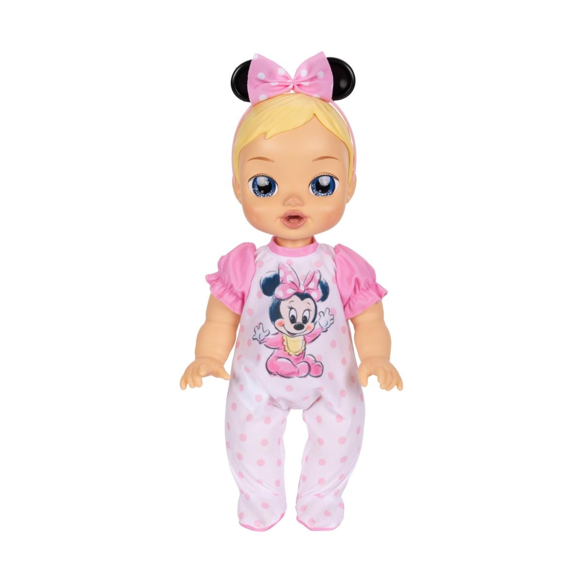 Muñeca Bebé Minnie con funciones interactivas y accesorios incluidos Disney 10