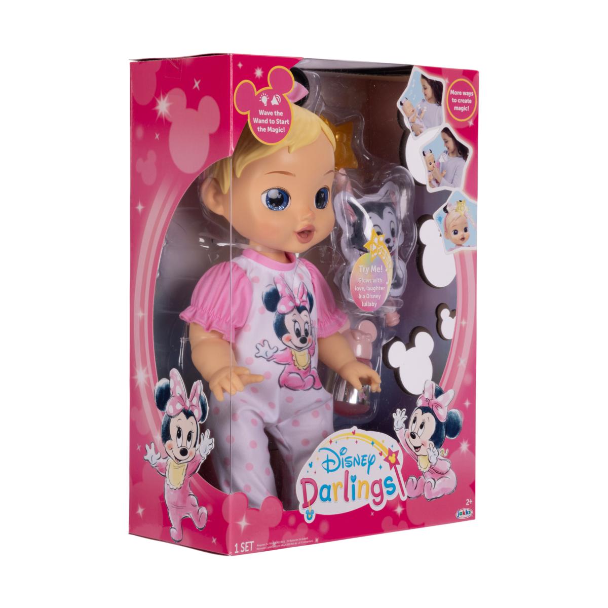 Muñeca Bebé Minnie con funciones interactivas y accesorios incluidos Disney 16