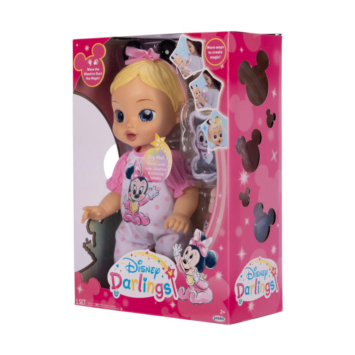 Muñeca Bebé Minnie con funciones interactivas y accesorios incluidos Disney 17