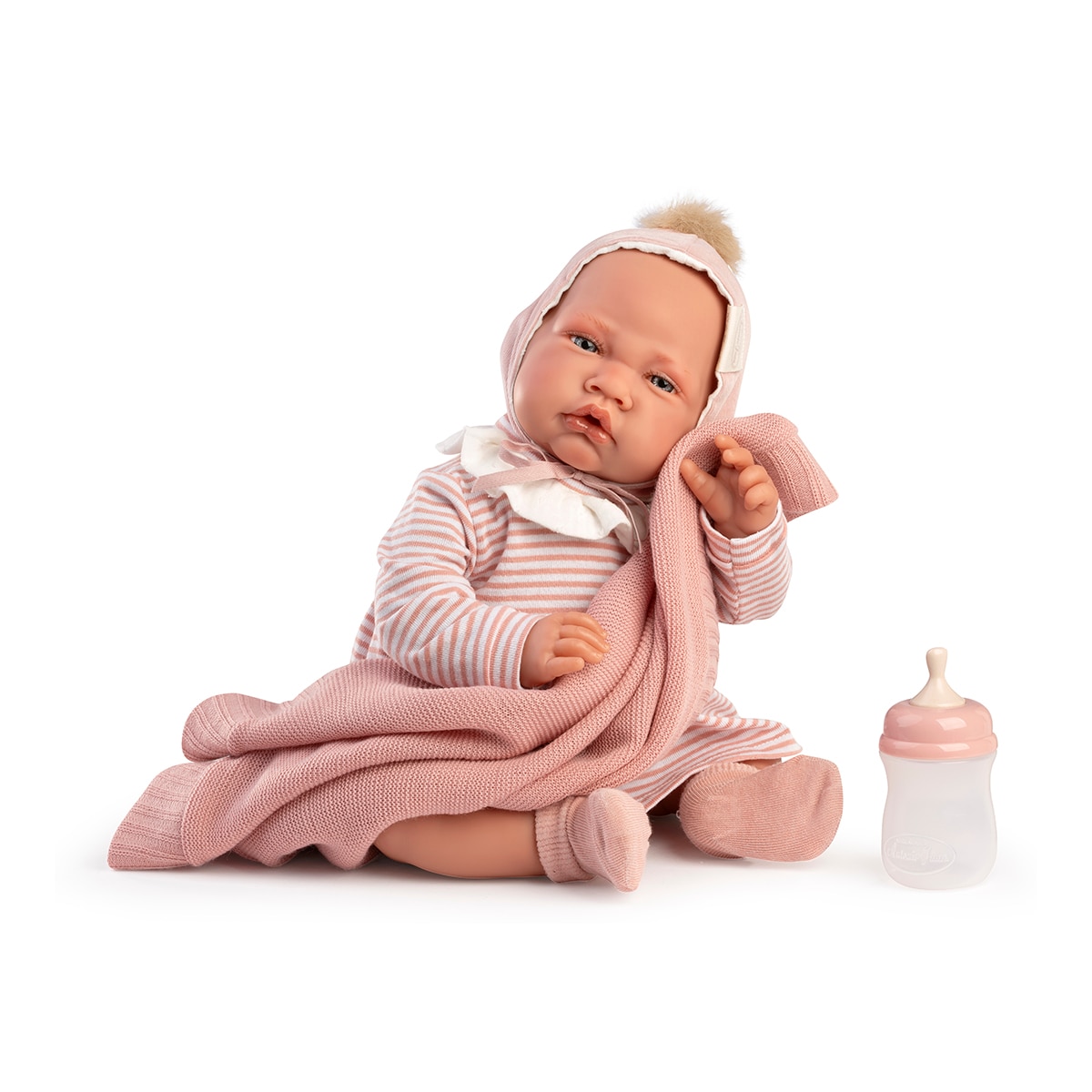 Muñecas Antonio Juan - Muñeca Recién Nacida Lúa Pompón. con Peso Muñecas Antonio Juan