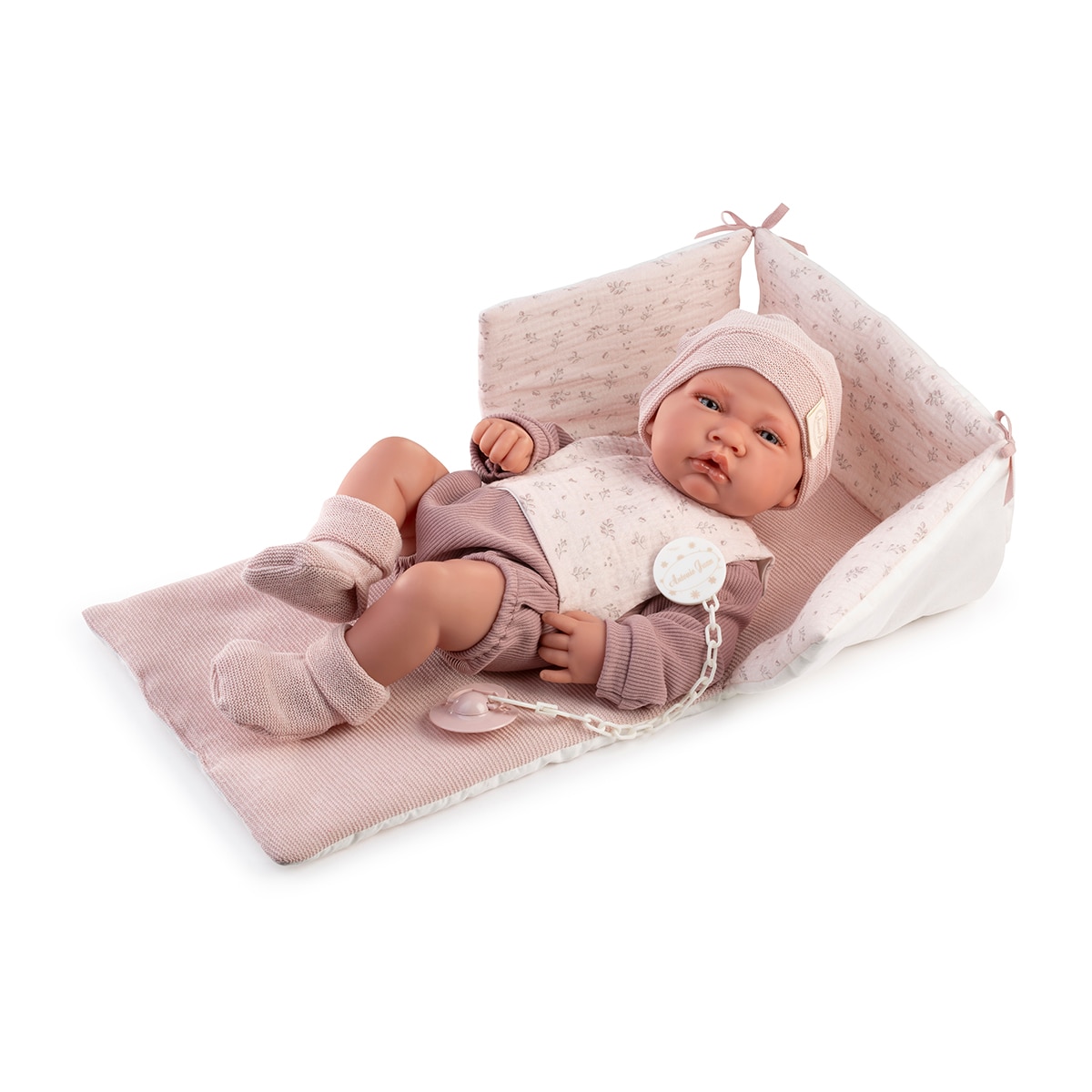 Muñeca Recién Nacida Lúa Protector Cuna Muñecas Antonio Juan 1