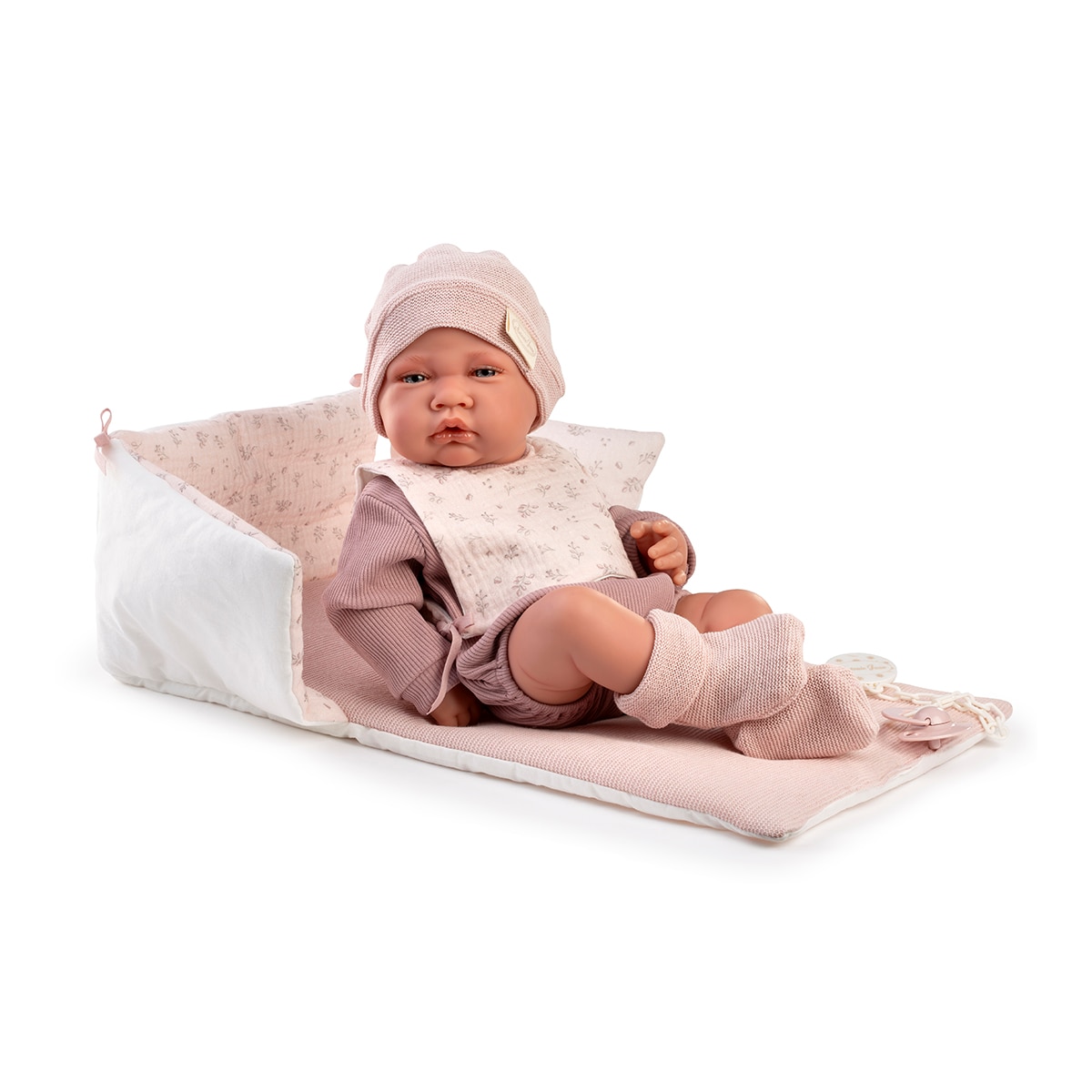 Muñeca Recién Nacida Lúa Protector Cuna Muñecas Antonio Juan 2