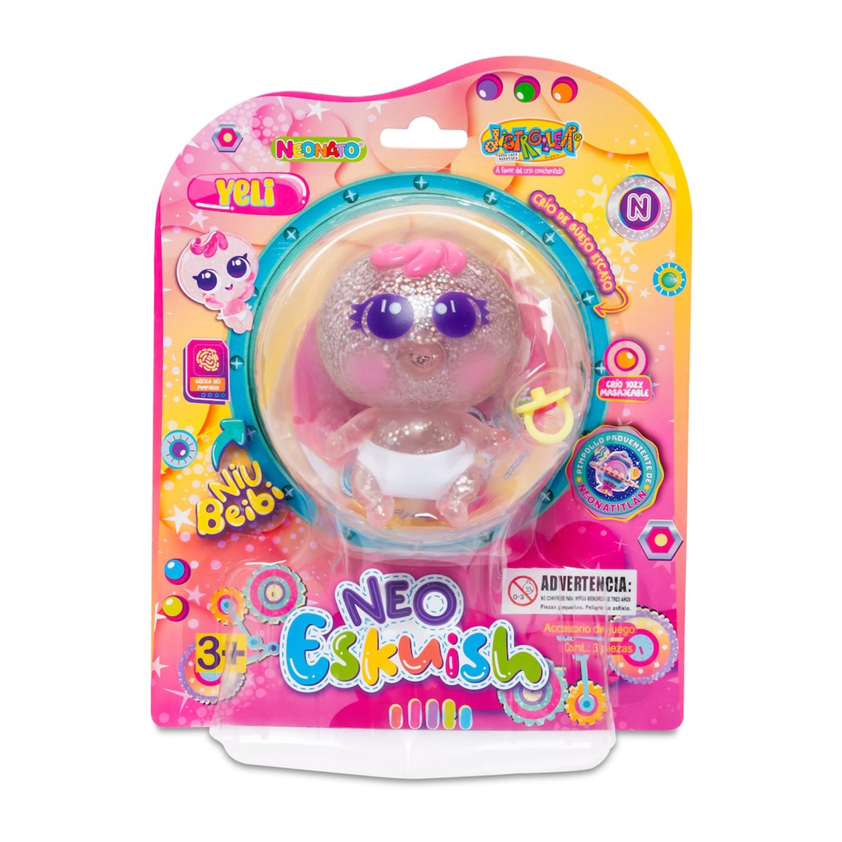 Muñeco Neonato Eskuish Ksimerito Squeeze Distroller Bandai 2
