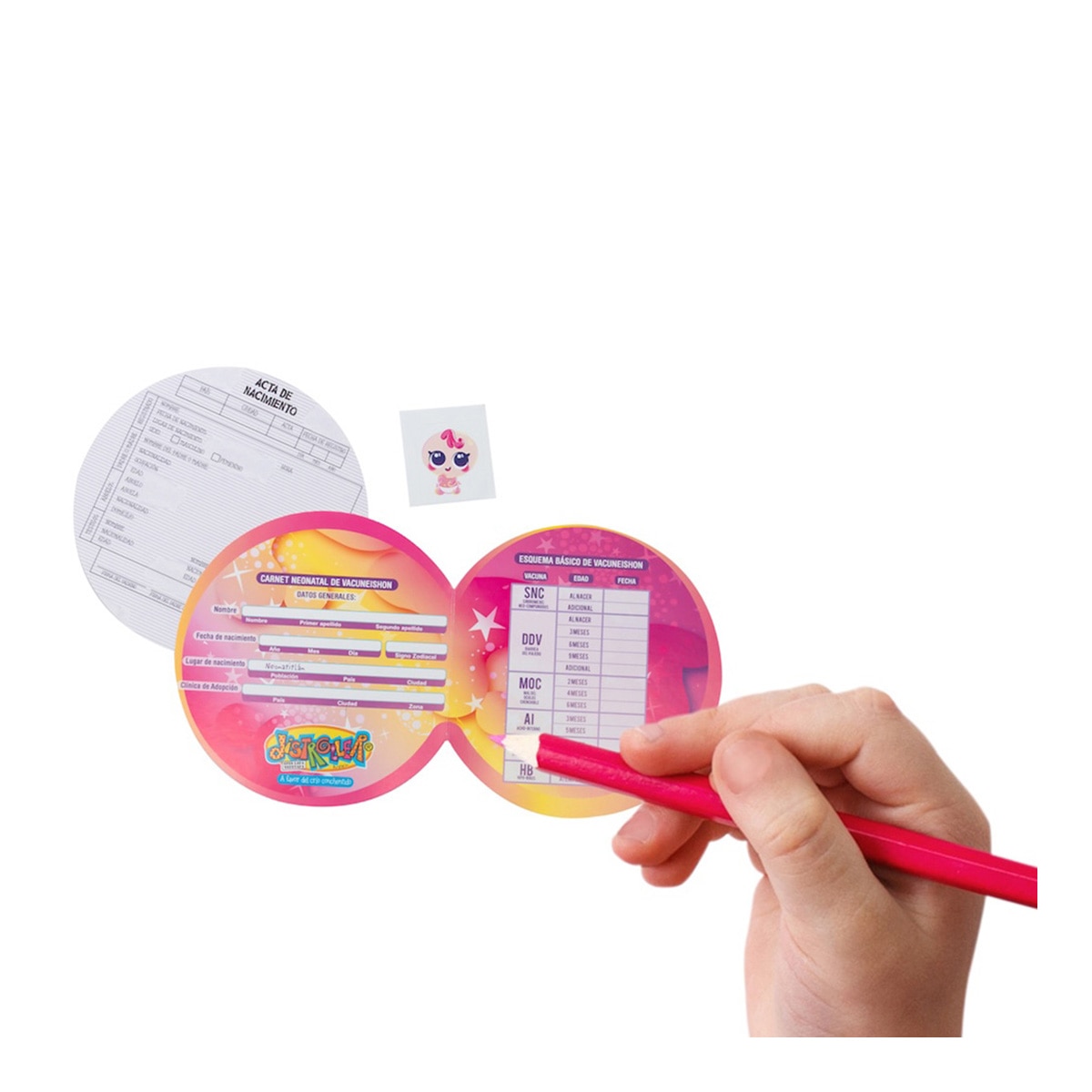 Muñeco Neonato Eskuish Ksimerito Squeeze Distroller Bandai 3