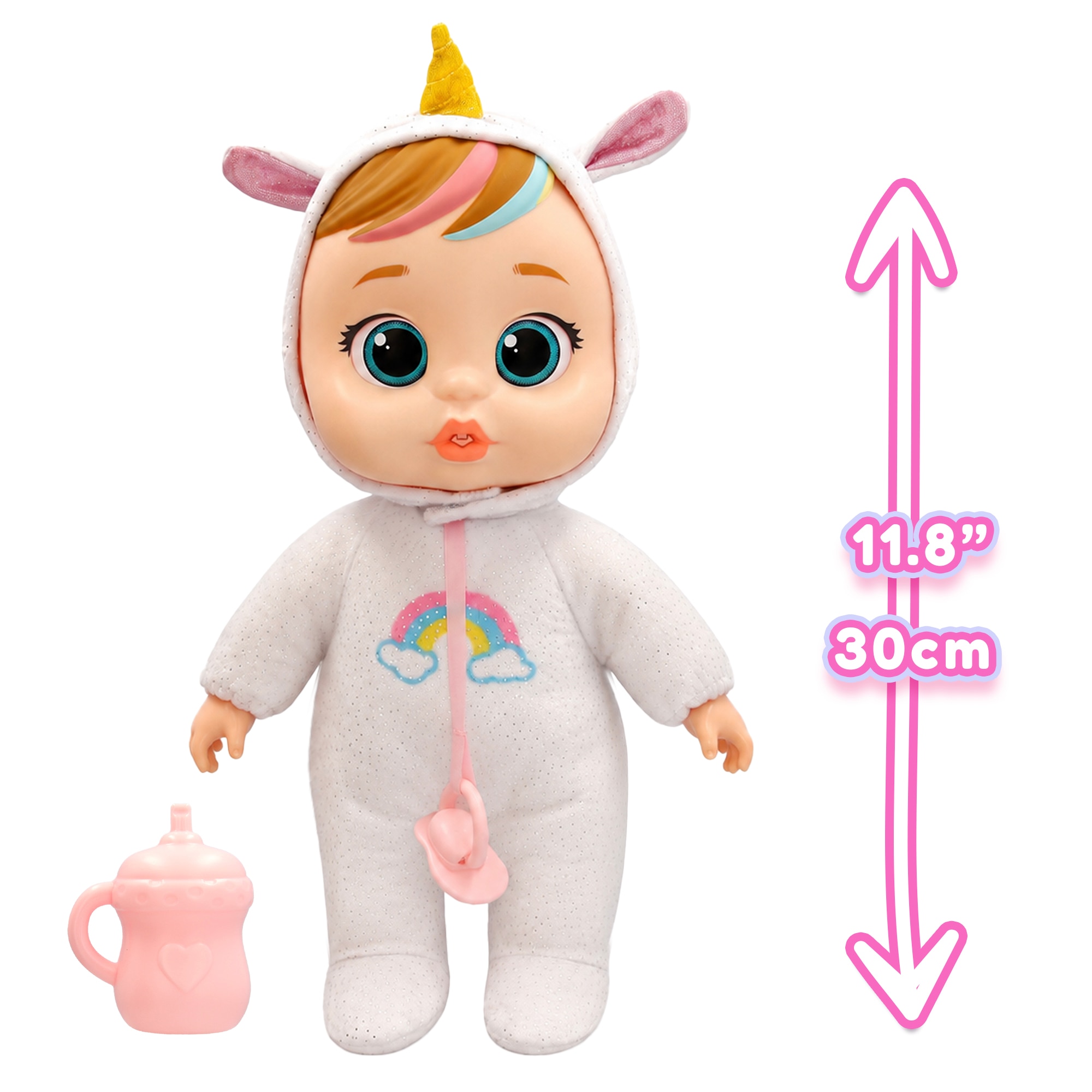 Imagen 3 de Muñeca Bebes Llorones Real Love Dreamy incluye Biberón y un Chupete Imc Toys