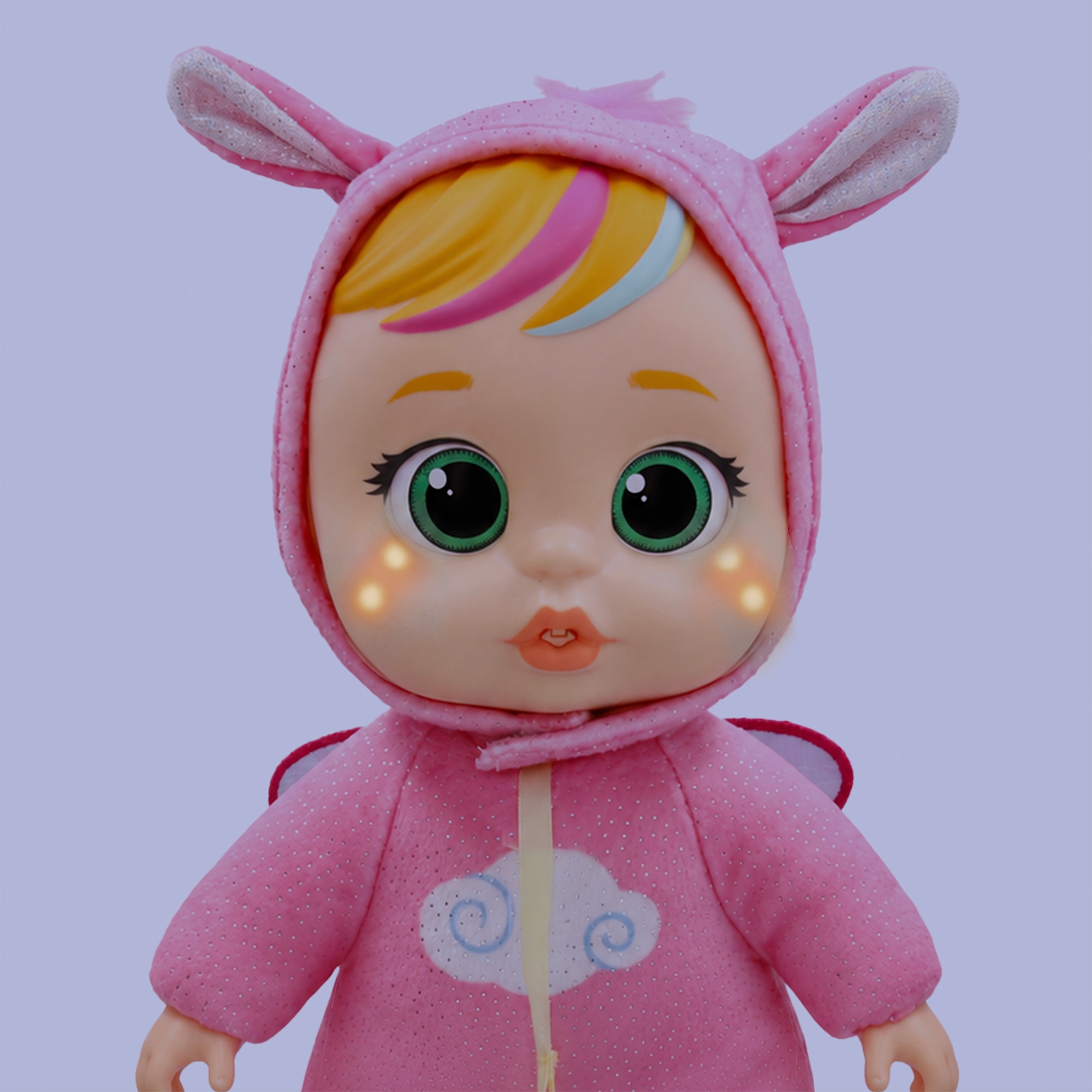 Muñeca Bebes Llorones Real Love Hannah incluye Biberón y un Chupete Imc Toys 4