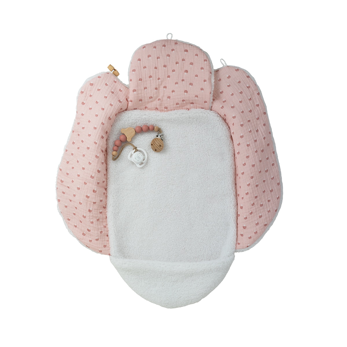 Muñeco bebés Reborn 40 Cm Luna con manta Nido, chupete, chupetero, pañal, Libro de familia y certificado de autenticidad Arias 4