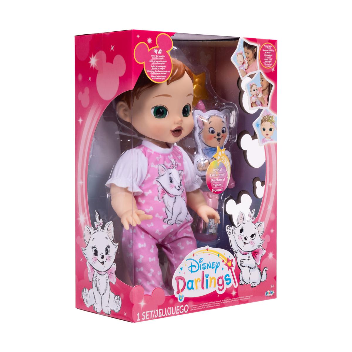 Muñeca Bebé Marie con funciones interactivas y accesorios incluidos Disney Darlings 9