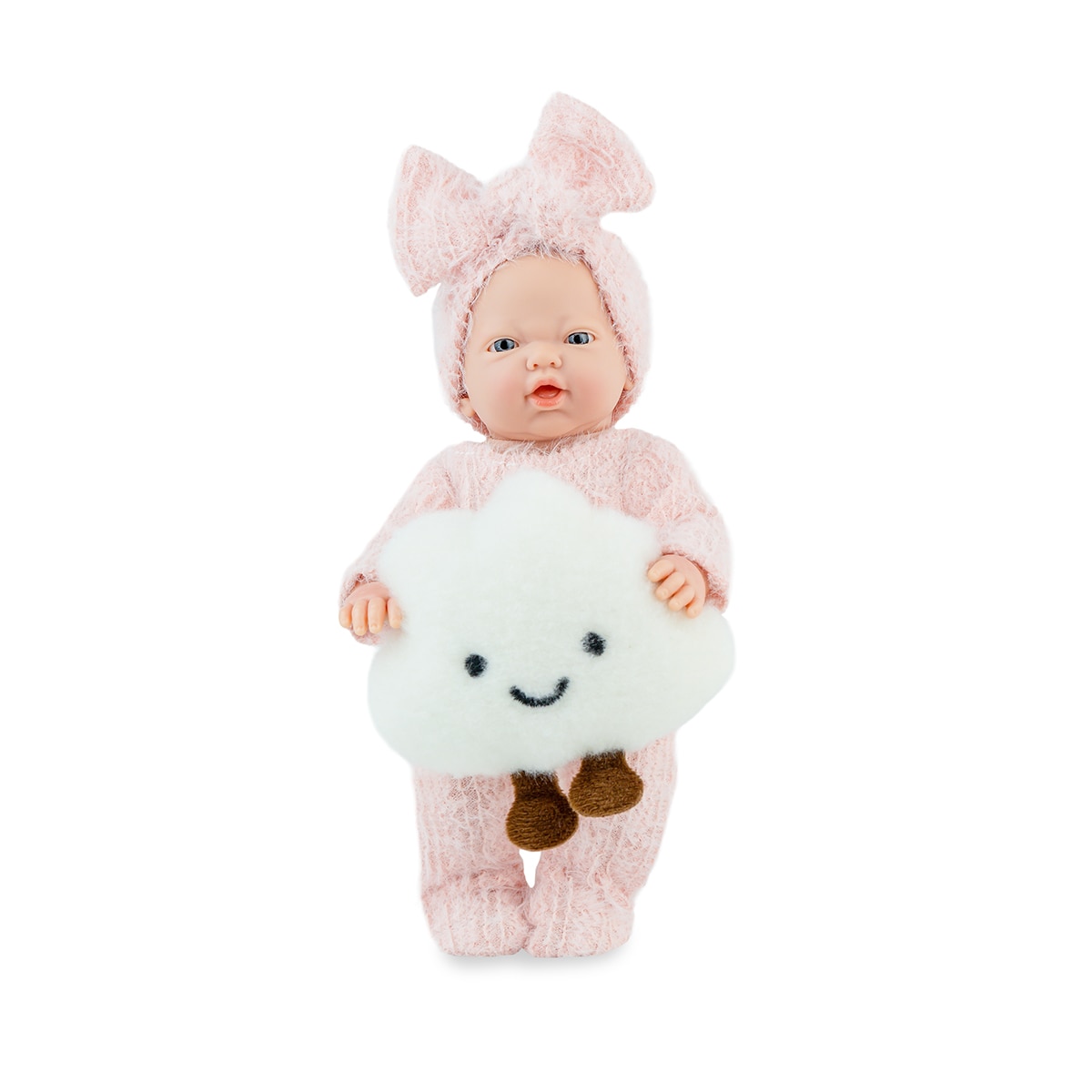 Muñeca Mini Golosinas Nube Estuche. Almohada con forma de nube incluida 1