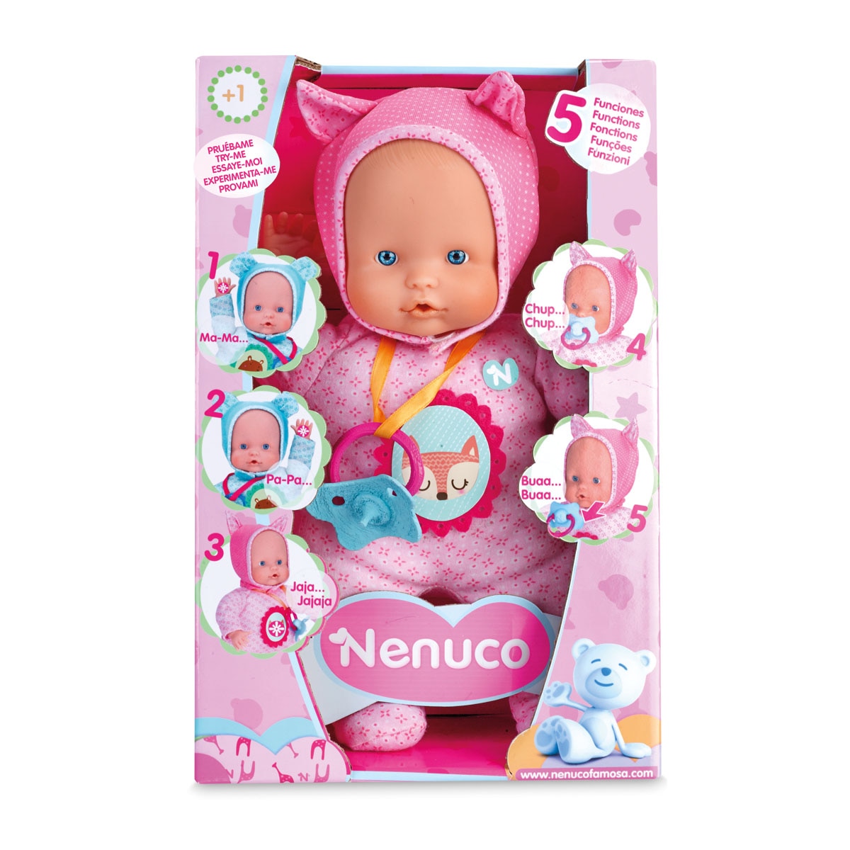 Nenuco Blandito 5 funciones Rosa 2
