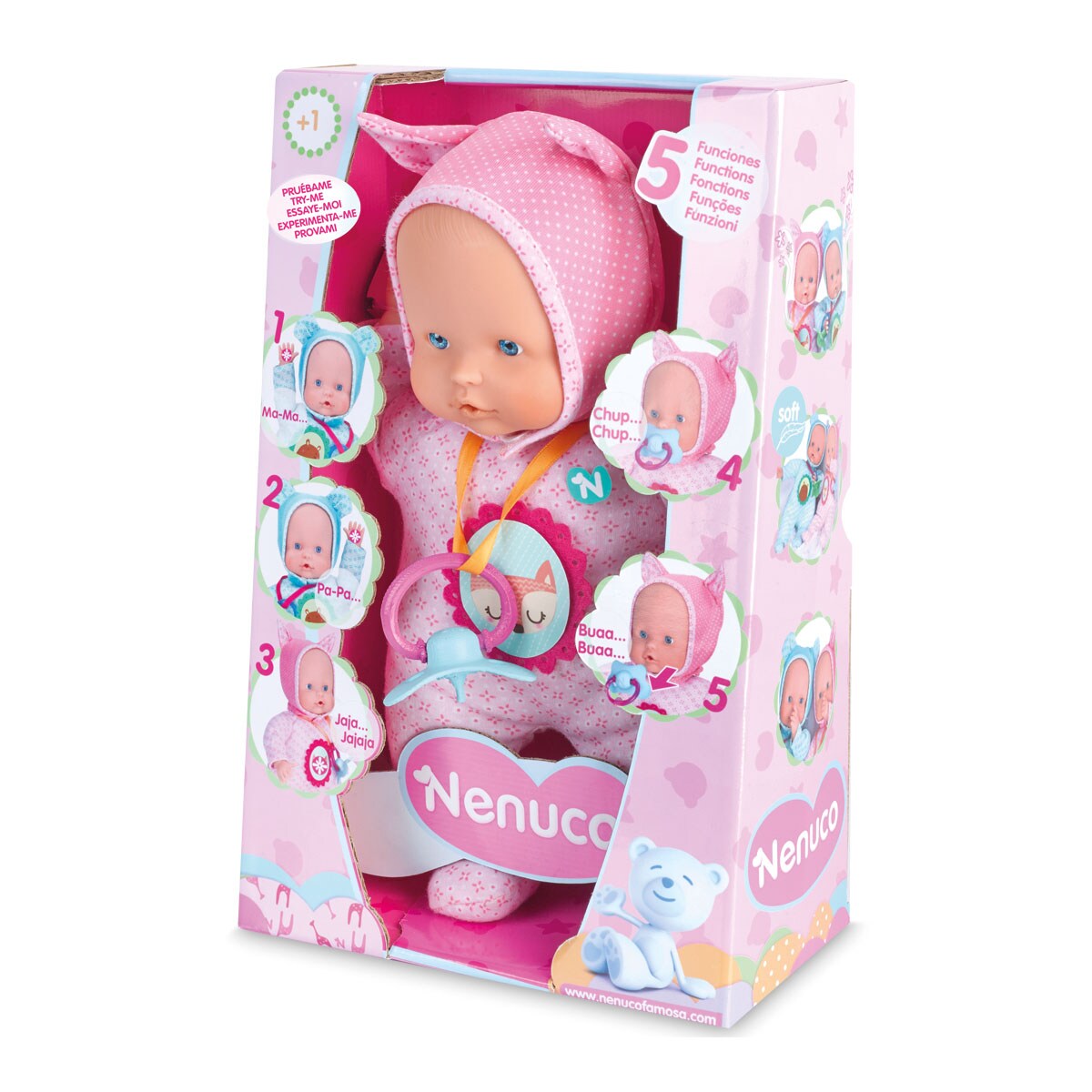 Nenuco Blandito 5 funciones Rosa 3
