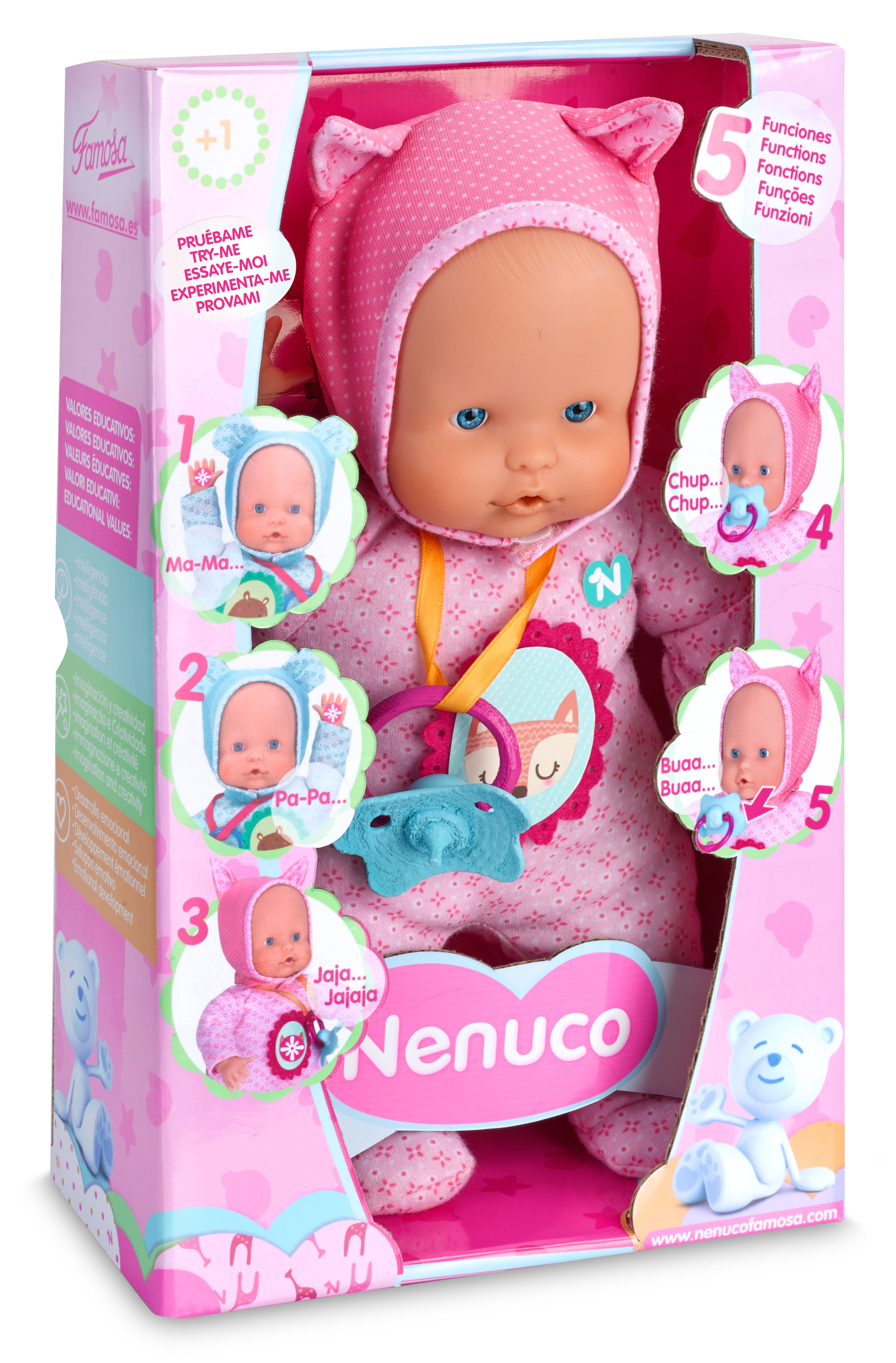 Nenuco Blandito 5 funciones Rosa 4