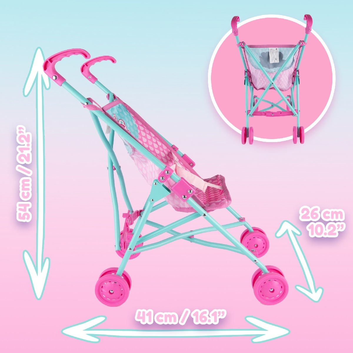 Bebés Llorones Sillita de paseo Accesorio para muñecas bebé 3