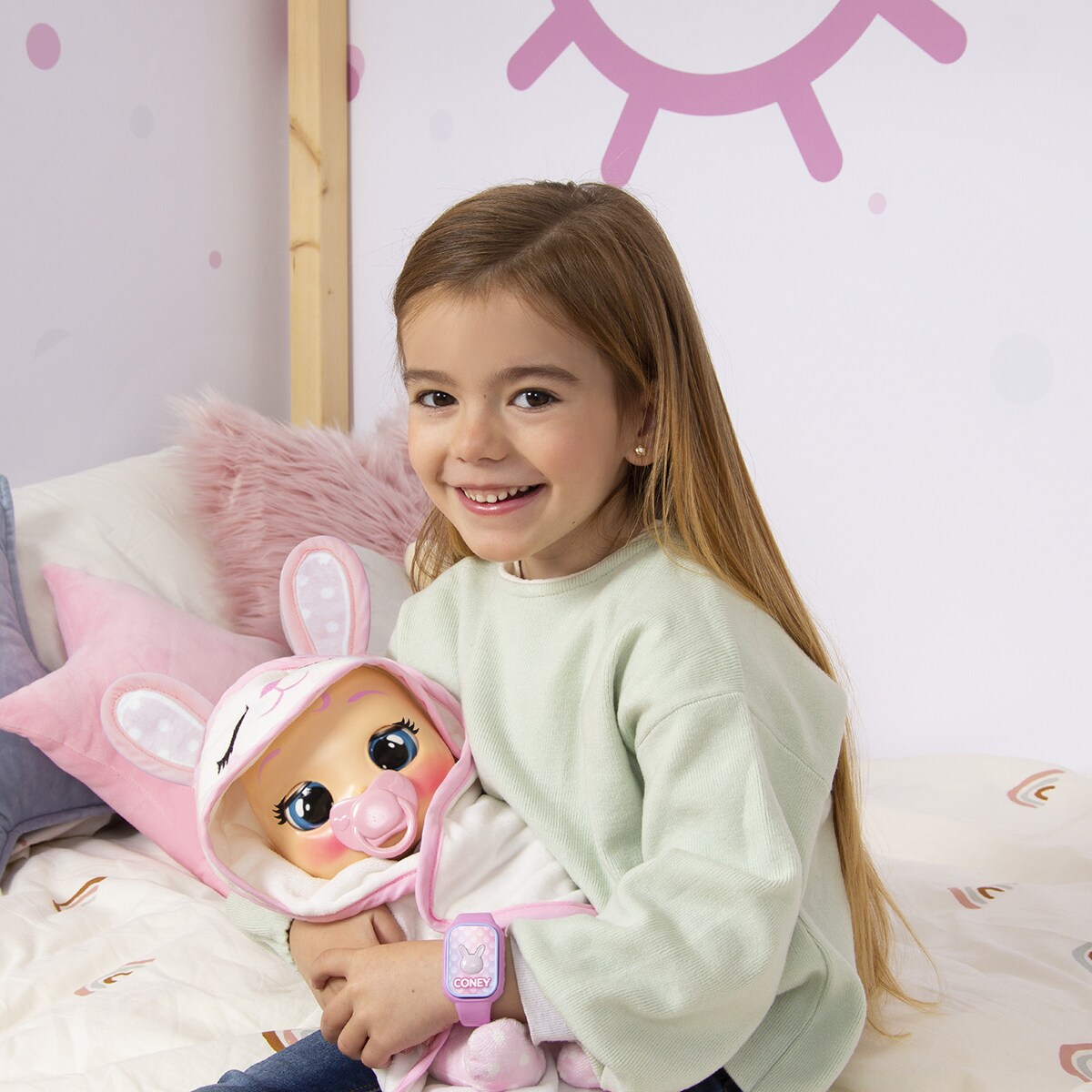 Boneca Newborn Coney Bebés Llorones 6