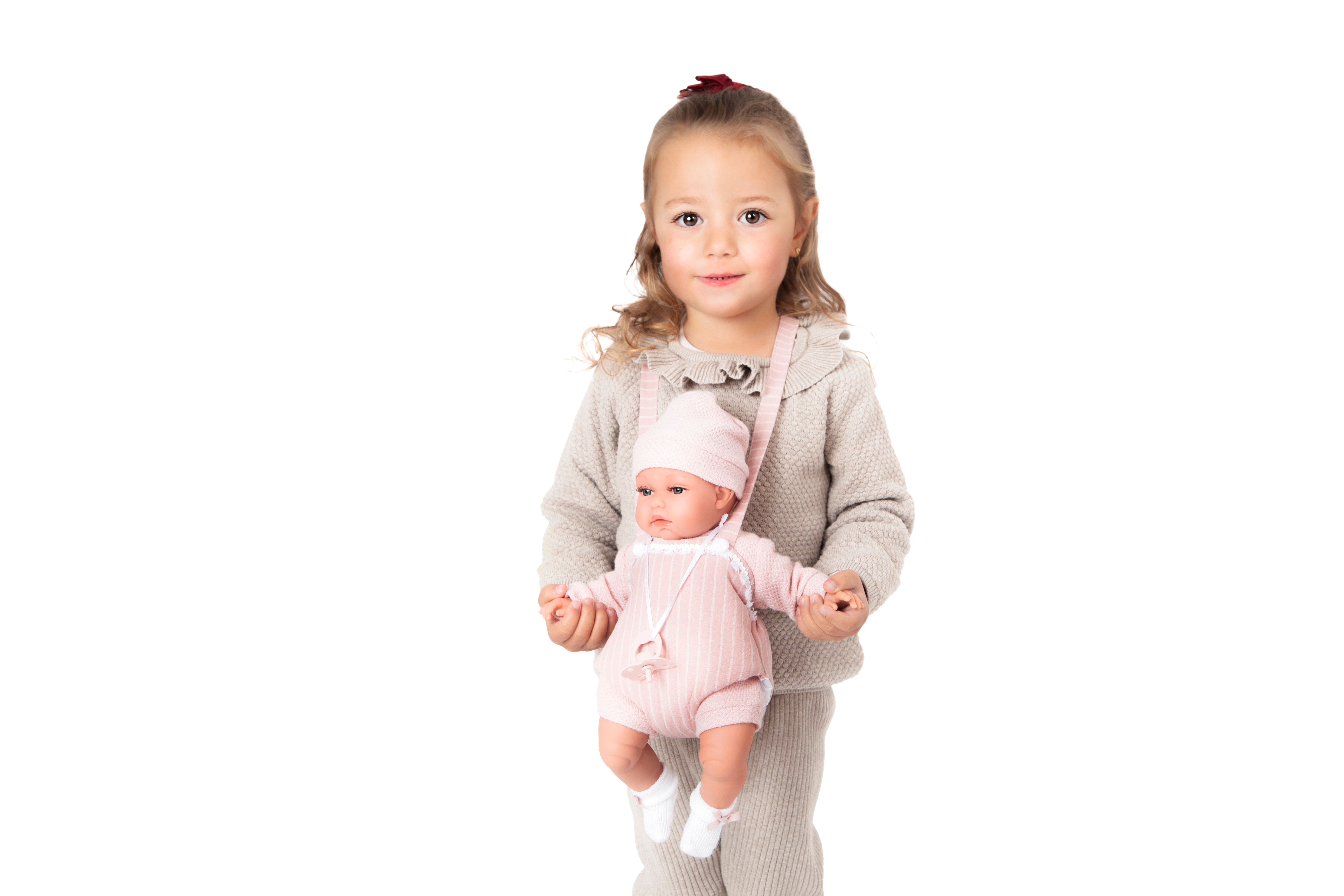 Muñeca Baby Toneta palabritas con portabebé Muñecas Antonio Juan 4