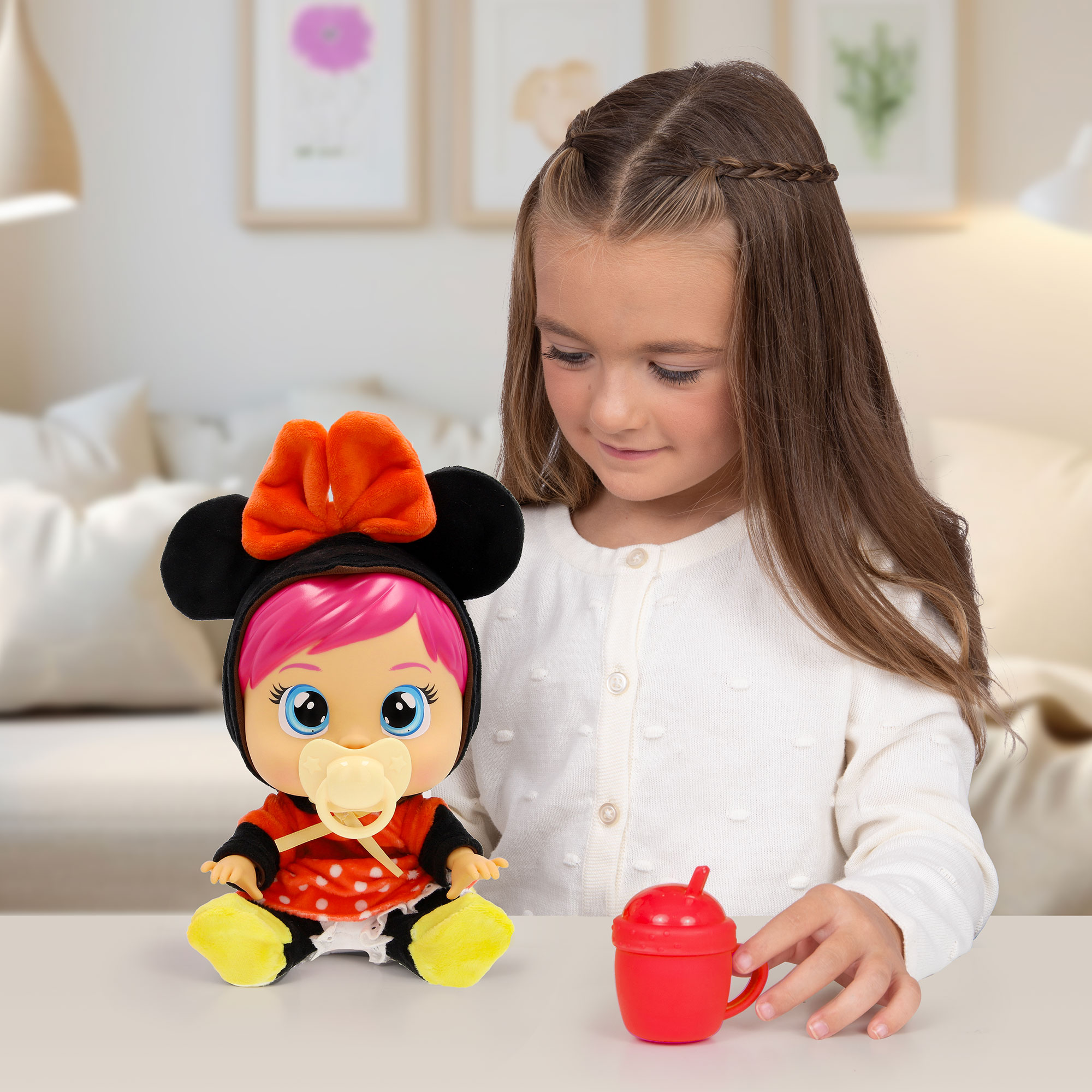 Muñeco bebé Loving Care Minnie Bebés Llorones 7