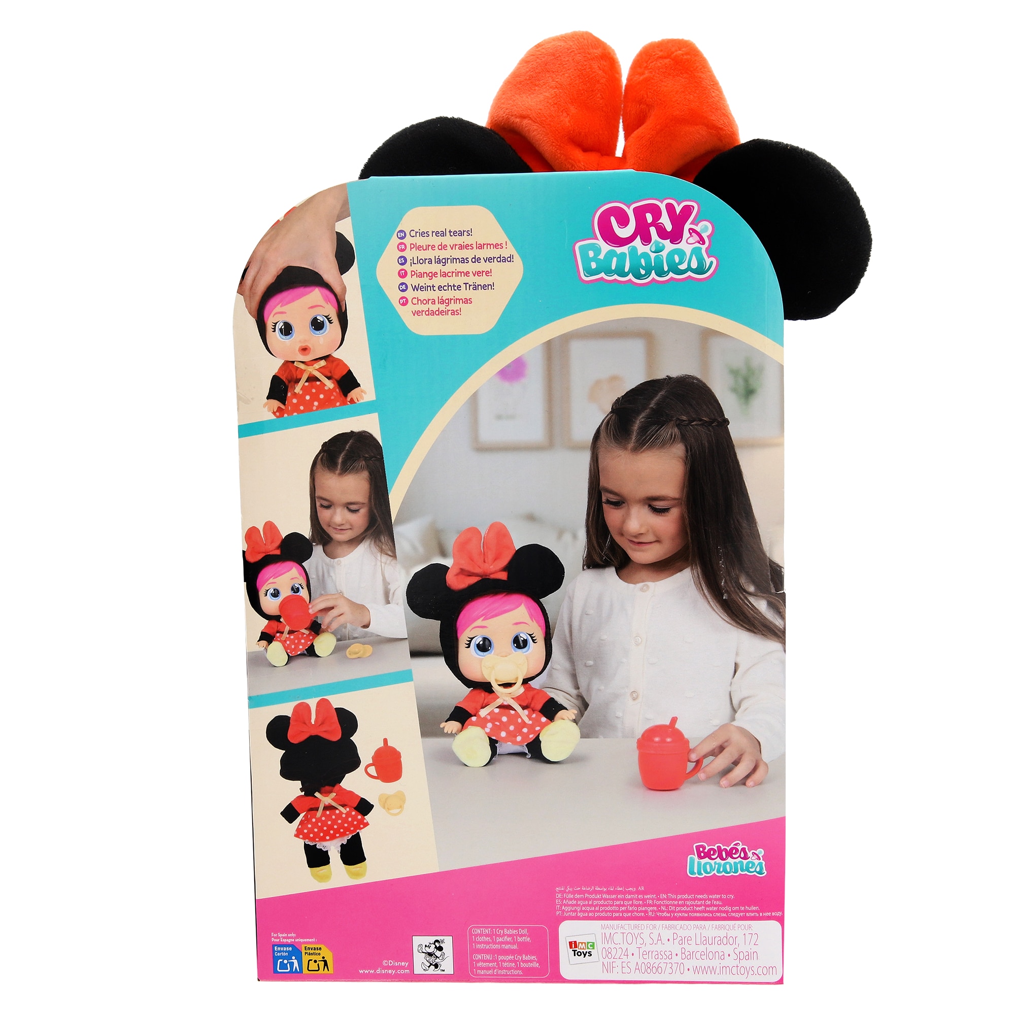 Muñeco bebé Loving Care Minnie Bebés Llorones 10