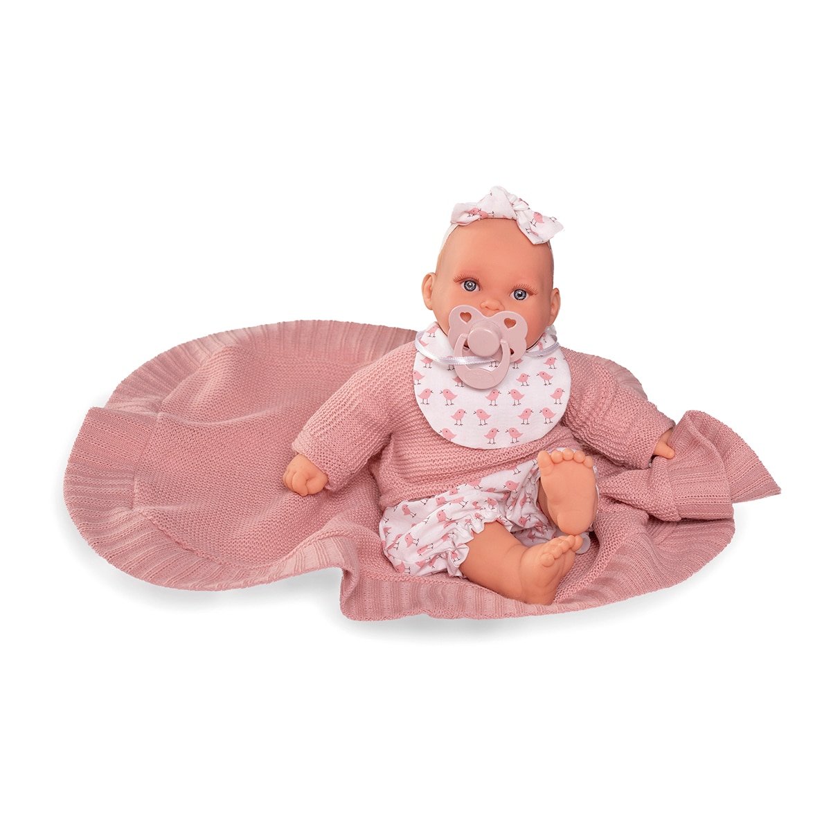 Muñecas Antonio Juan – Muñeco bebé Kika Lloro con Toquilla Muñecos Antonio Juan.