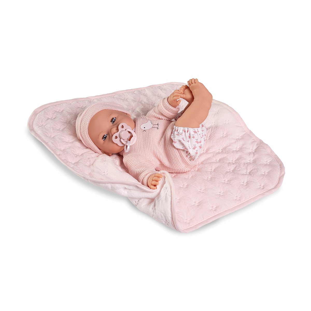 Muñeco bebé Bimba lloro mantita acolchada Muñecos Antonio Juan 2
