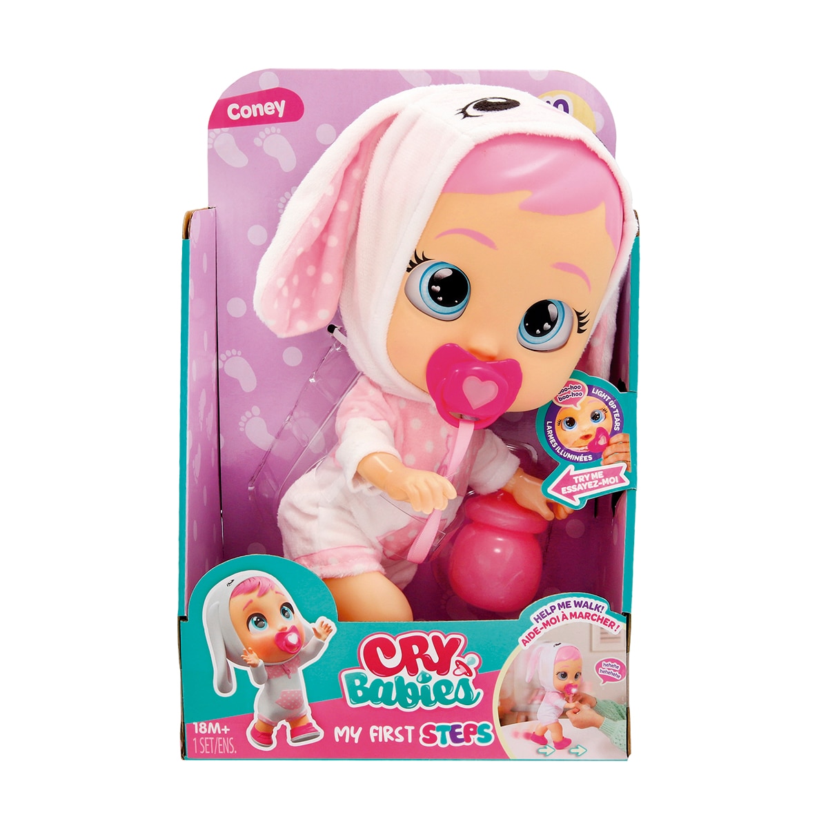 Boneca com Mecanismo "Os Meus Primeiros Passos" Coney 1