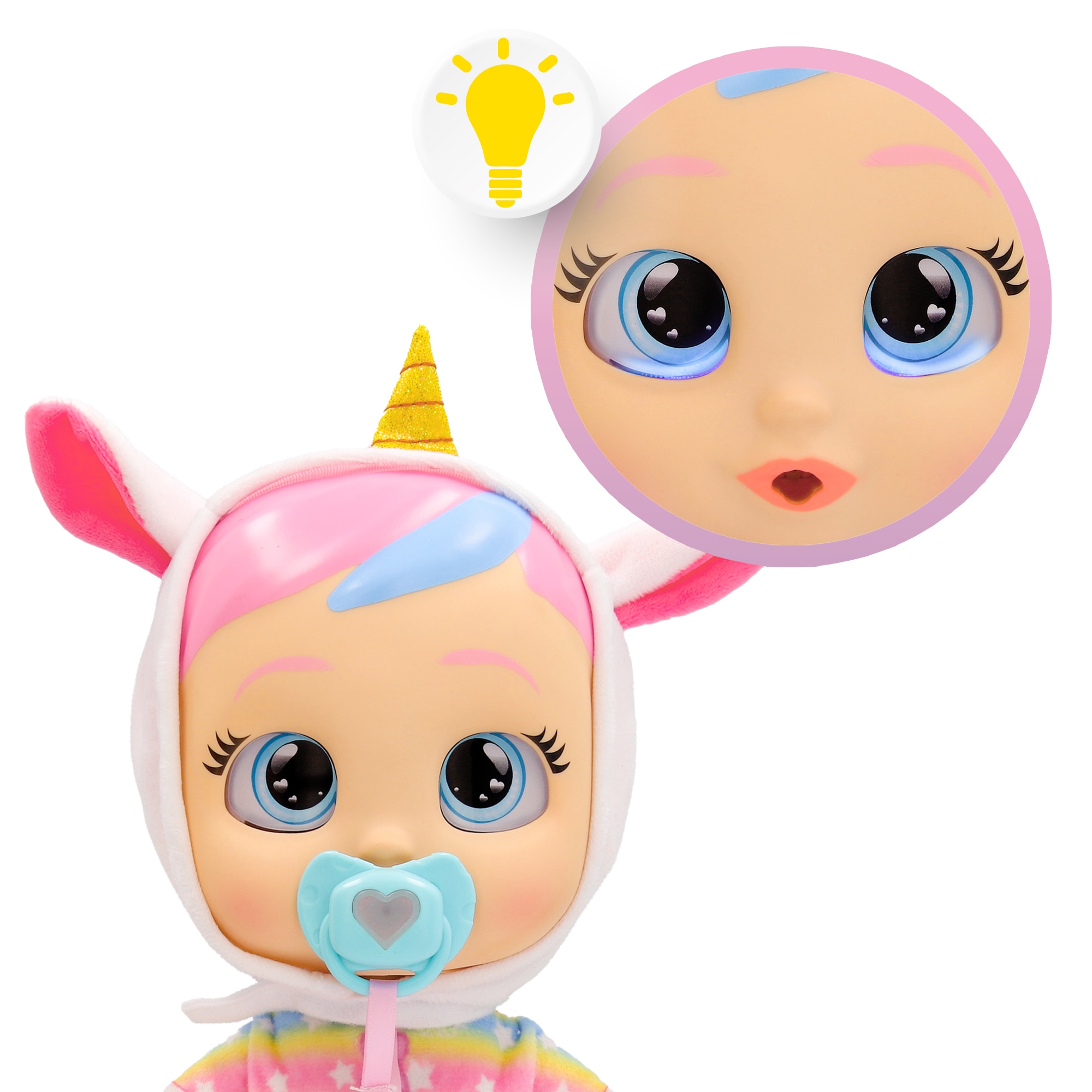 Muñeca bebé con mecanismo Mis Primeros Pasos Dreamy Bebés Llorones 4