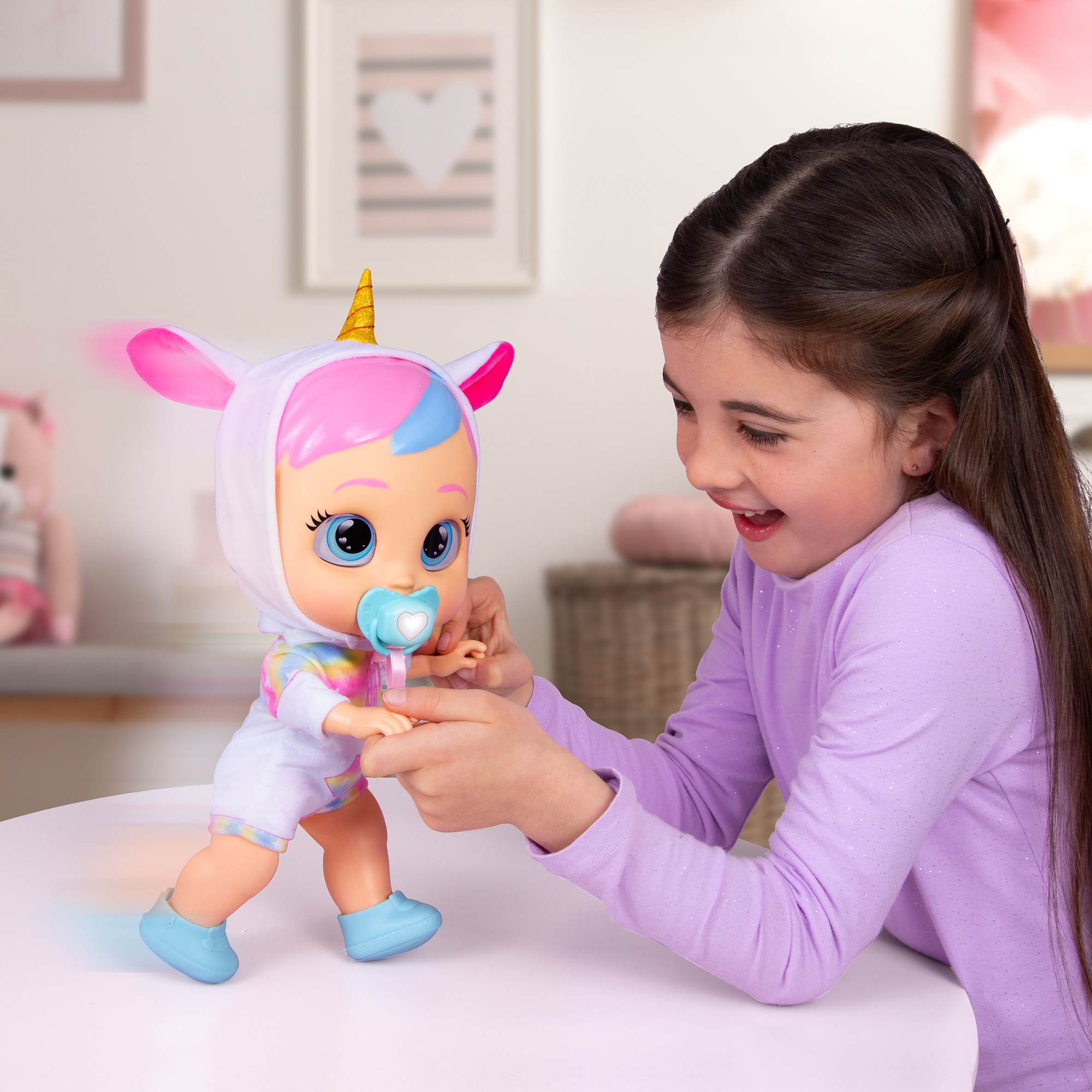 Muñeca bebé con mecanismo Mis Primeros Pasos Dreamy Bebés Llorones 5