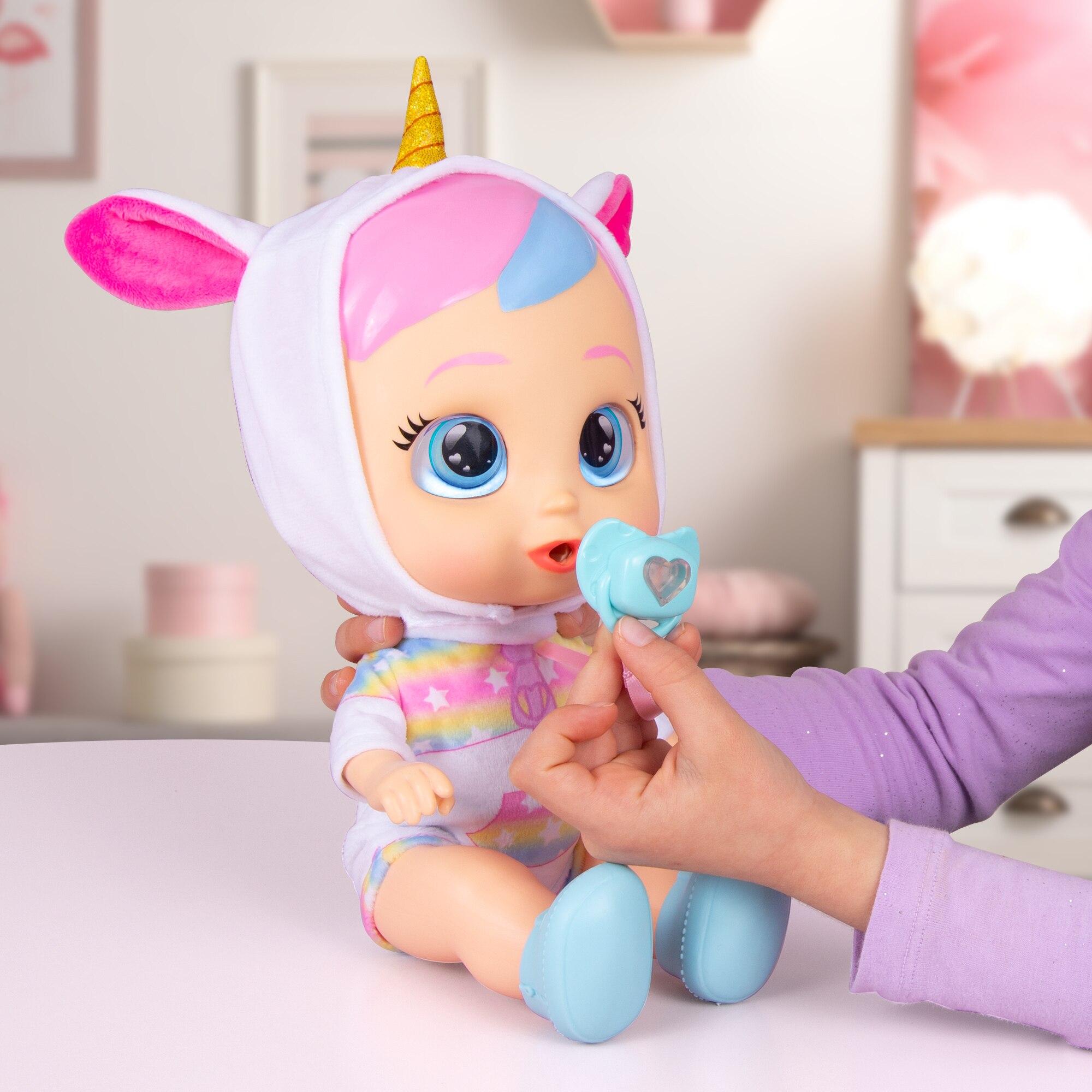 Muñeca bebé con mecanismo Mis Primeros Pasos Dreamy Bebés Llorones 6