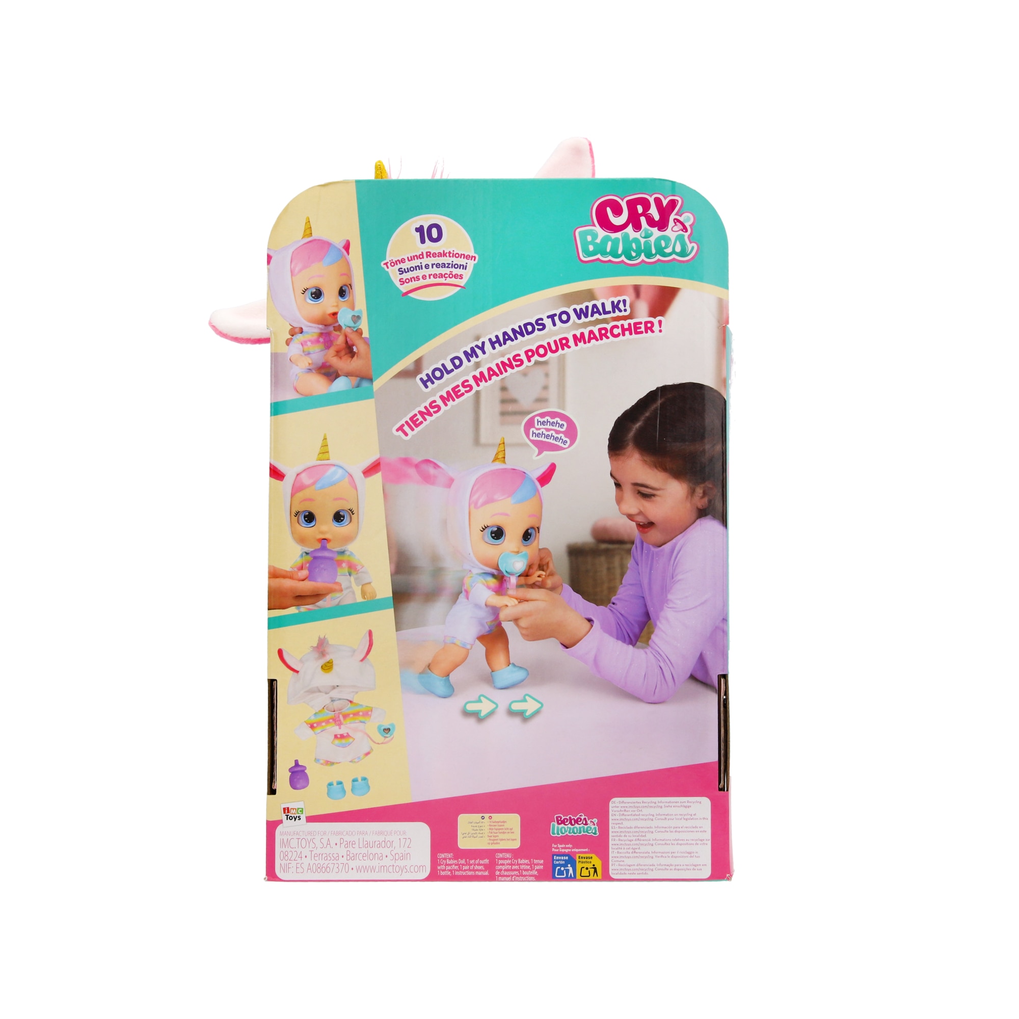 Muñeca bebé con mecanismo Mis Primeros Pasos Dreamy Bebés Llorones 8