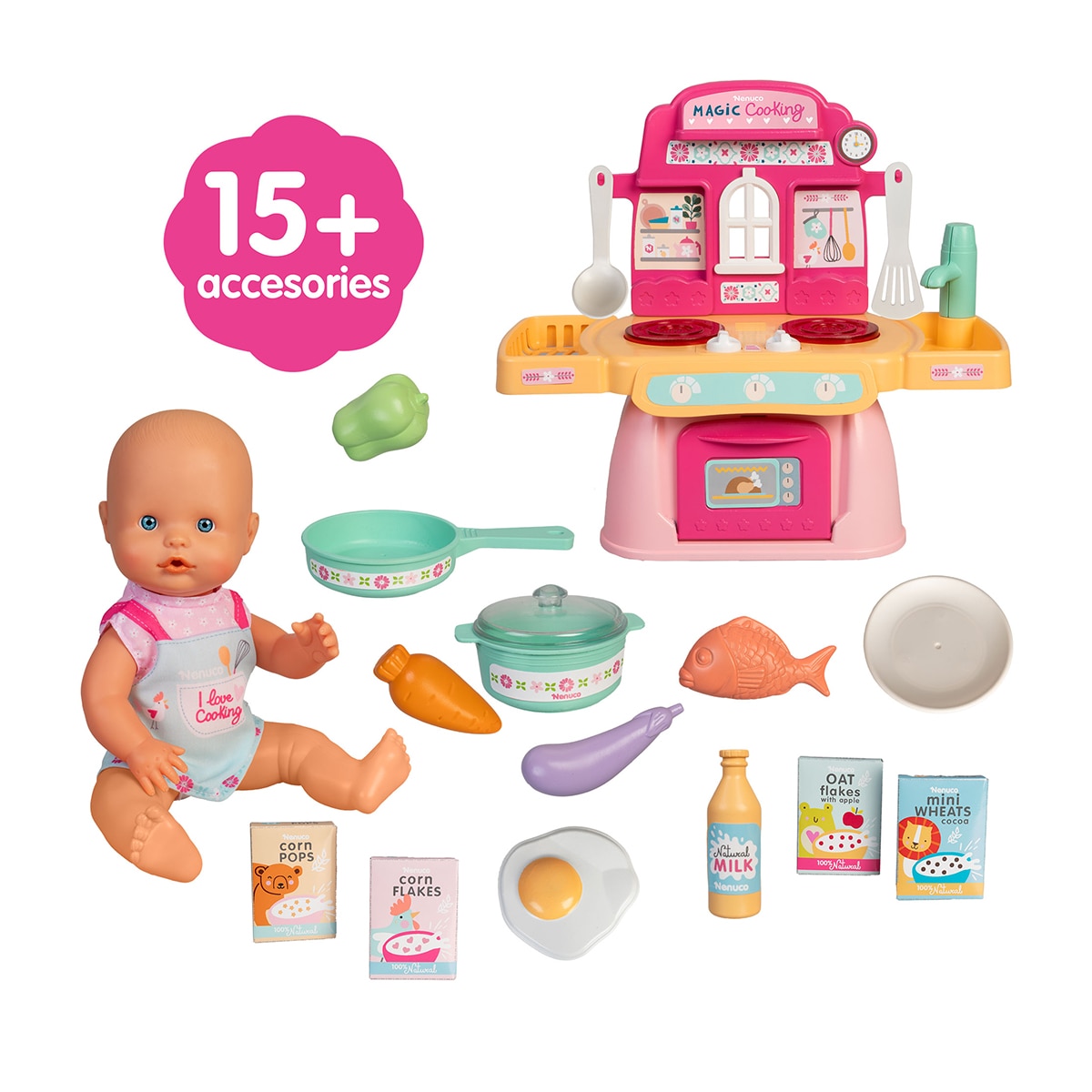 Muñeco bebé Nenuco Cocinita Mágica 2