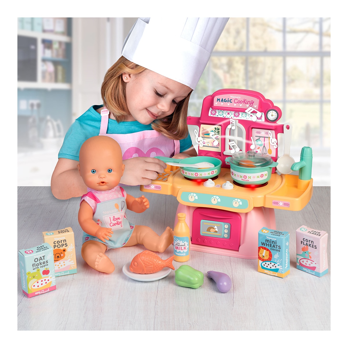 Muñeco bebé Nenuco Cocinita Mágica 6