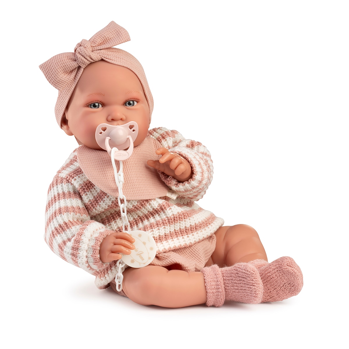 Imagen 1 de Muñeca Recién Nacida Pipa con Sonido 42 cm Cuerpo Blandito Muñecas Antonio Juan