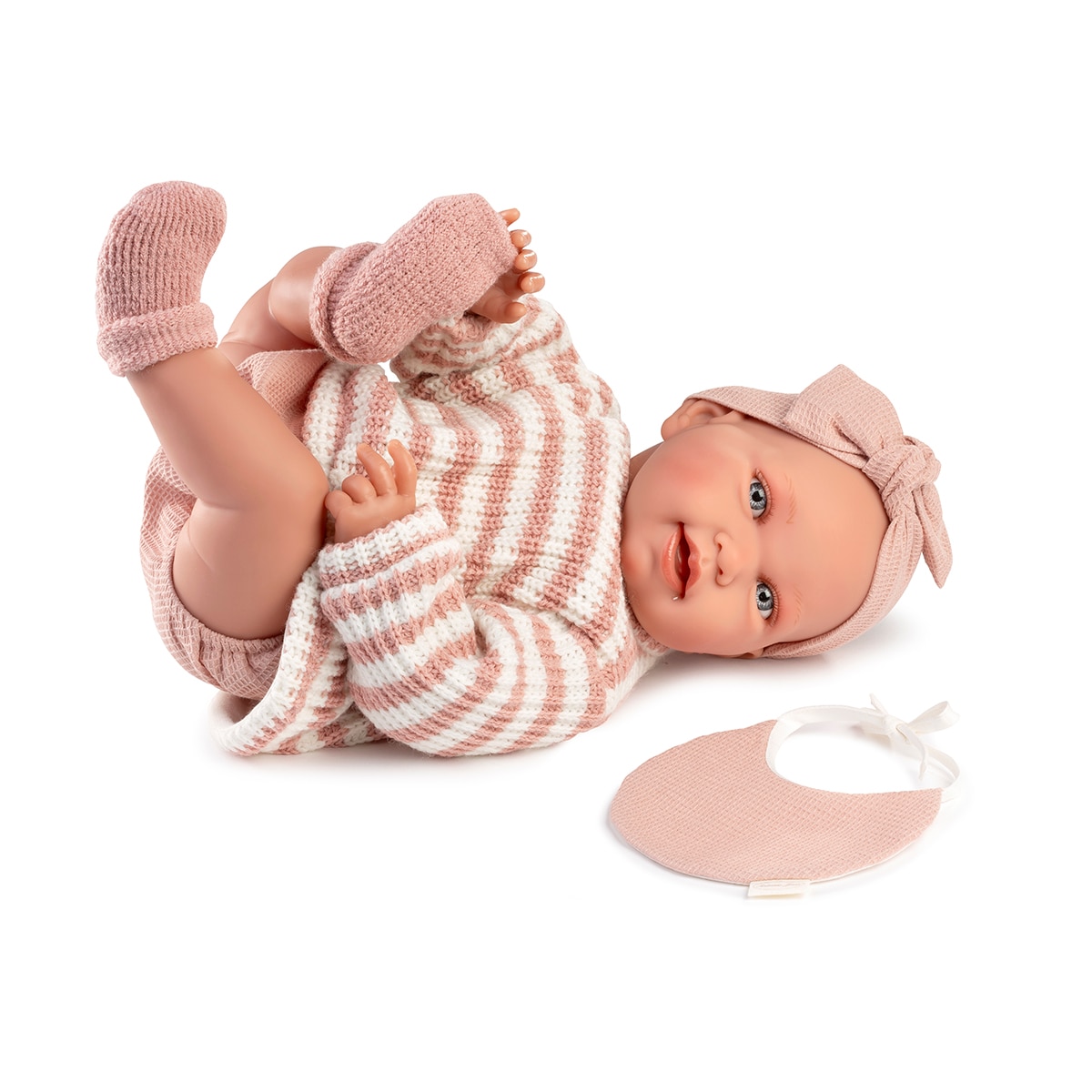 Imagen 3 de Muñeca Recién Nacida Pipa con Sonido 42 cm Cuerpo Blandito Muñecas Antonio Juan