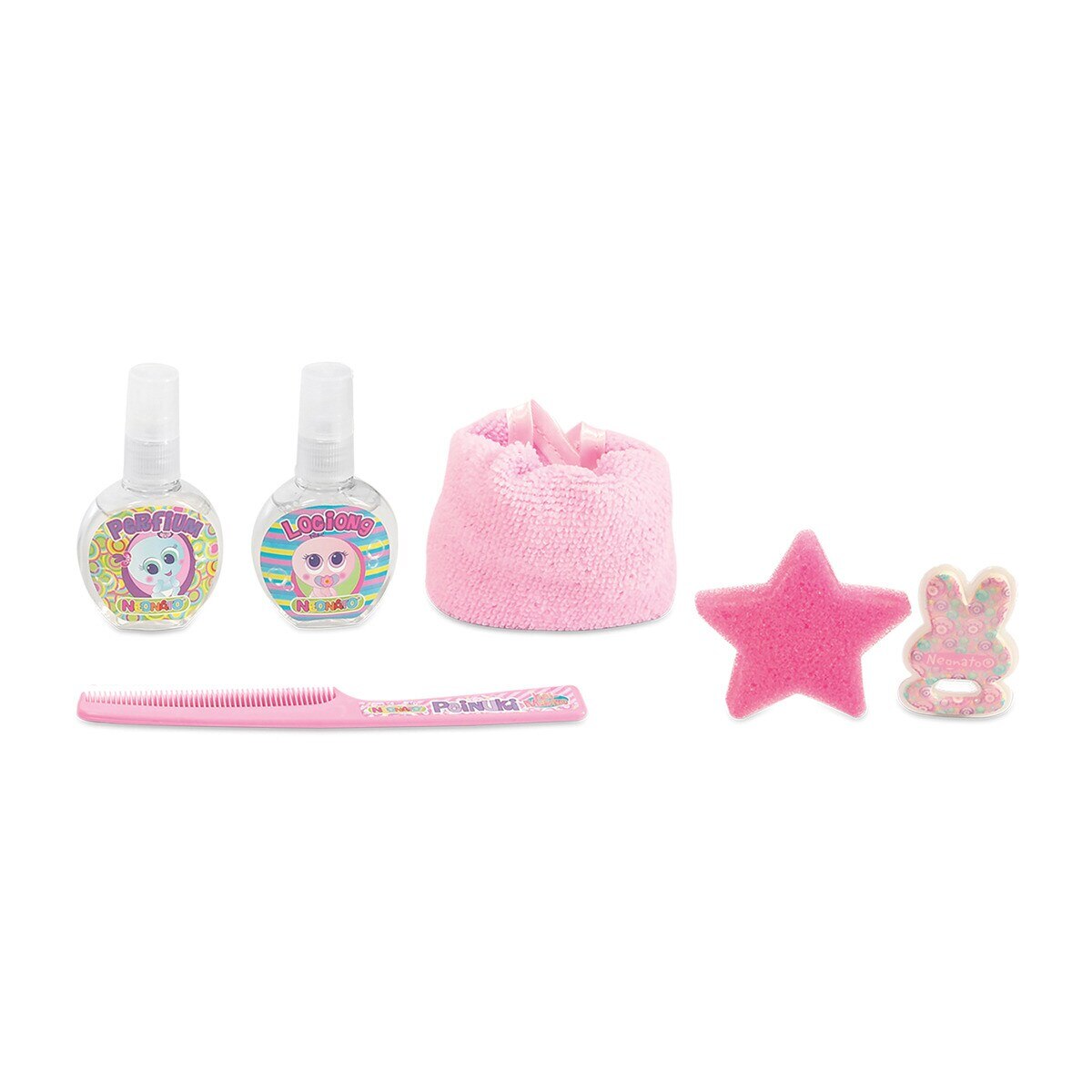 Neonatos: Ksi-Merito Set Hiperkukis Conjunto de Banho Rosa 1