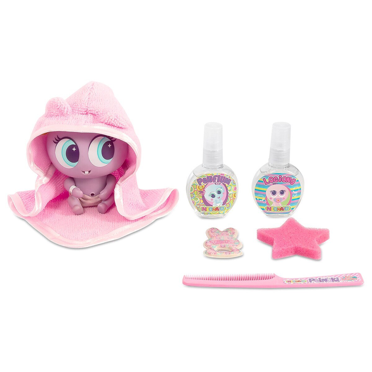 Neonatos: Ksi-Merito Set Hiperkukis Conjunto de Banho Rosa 4