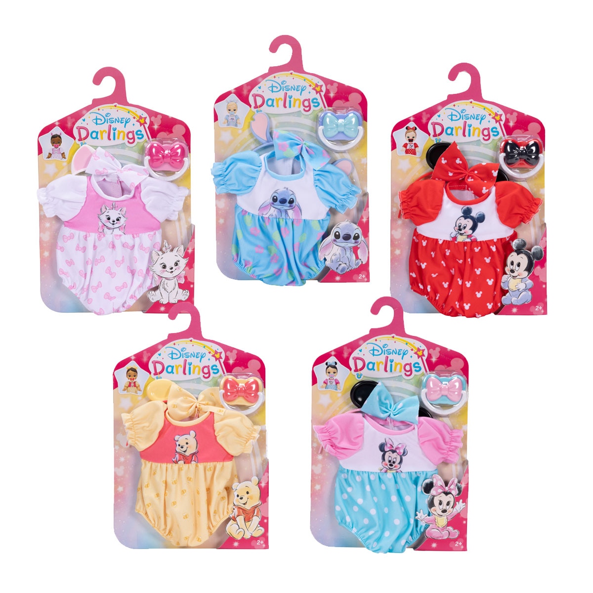Disney - Pack Ropa Muñeca Disney Darlings con accesorio Disney modelos surtidos