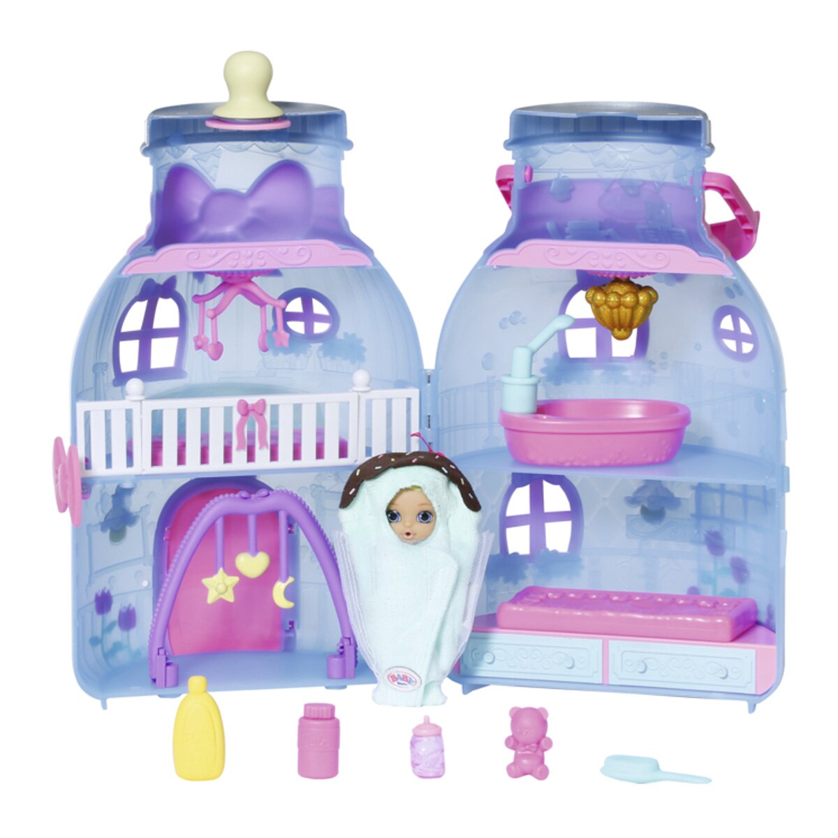 Imagem 0 de Baby Born boneca biberão conjunto de brinquedos para quarto de bebé com boneca surpresa Baby Born