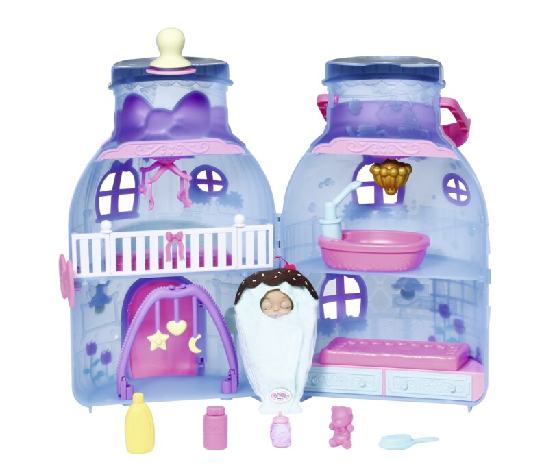 Baby Born boneca biberão conjunto de brinquedos para quarto de bebé com boneca surpresa Baby Born 3