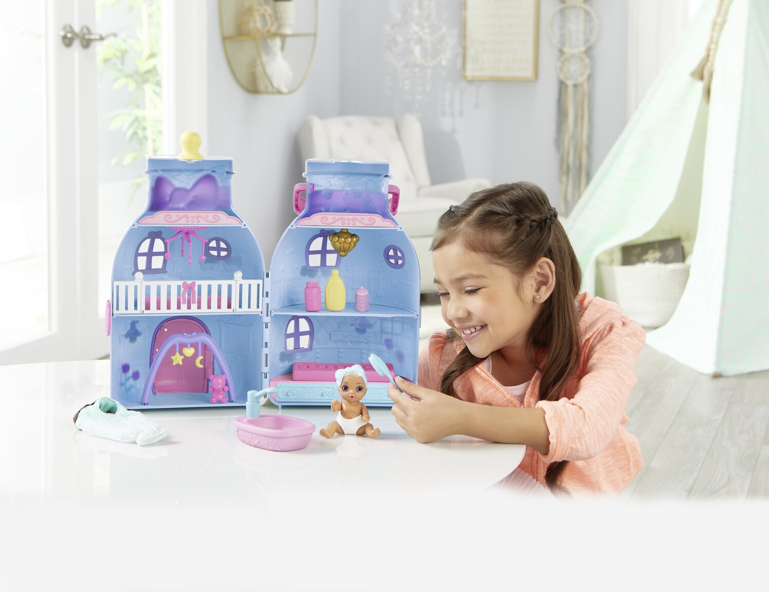 Baby Born boneca biberão conjunto de brinquedos para quarto de bebé com boneca surpresa Baby Born 6