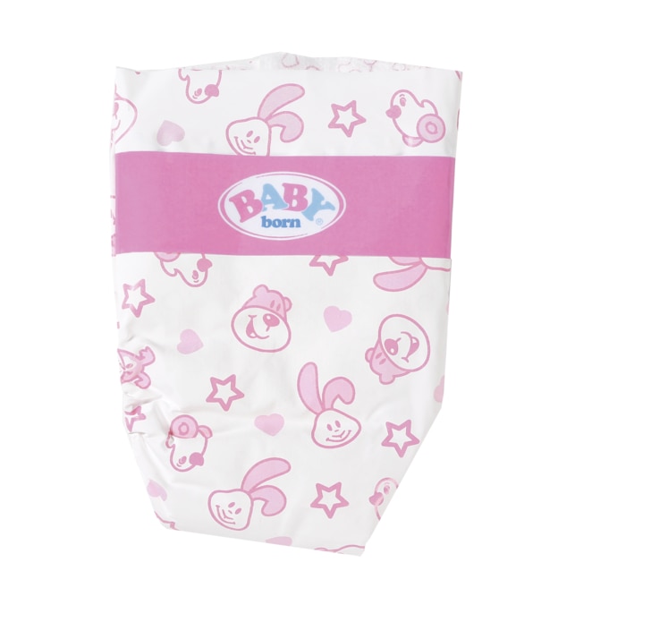 Accesorio para muñeca bebé pack de 5 pañales Baby Born 2