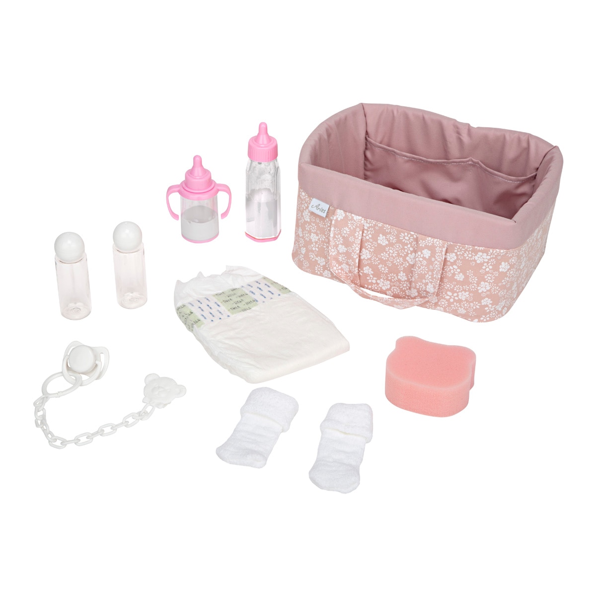 Imagen 0 de Canastilla Elegance Rosa Con Accesorios 10X1