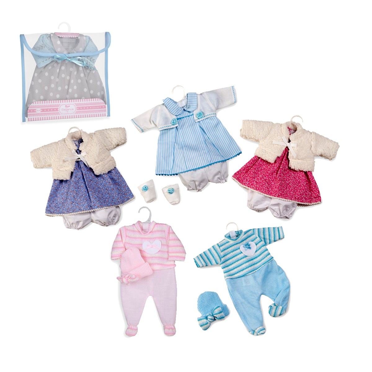 Imagen 0 de Vestido Elegance Muñecas Arias modelos surtidos