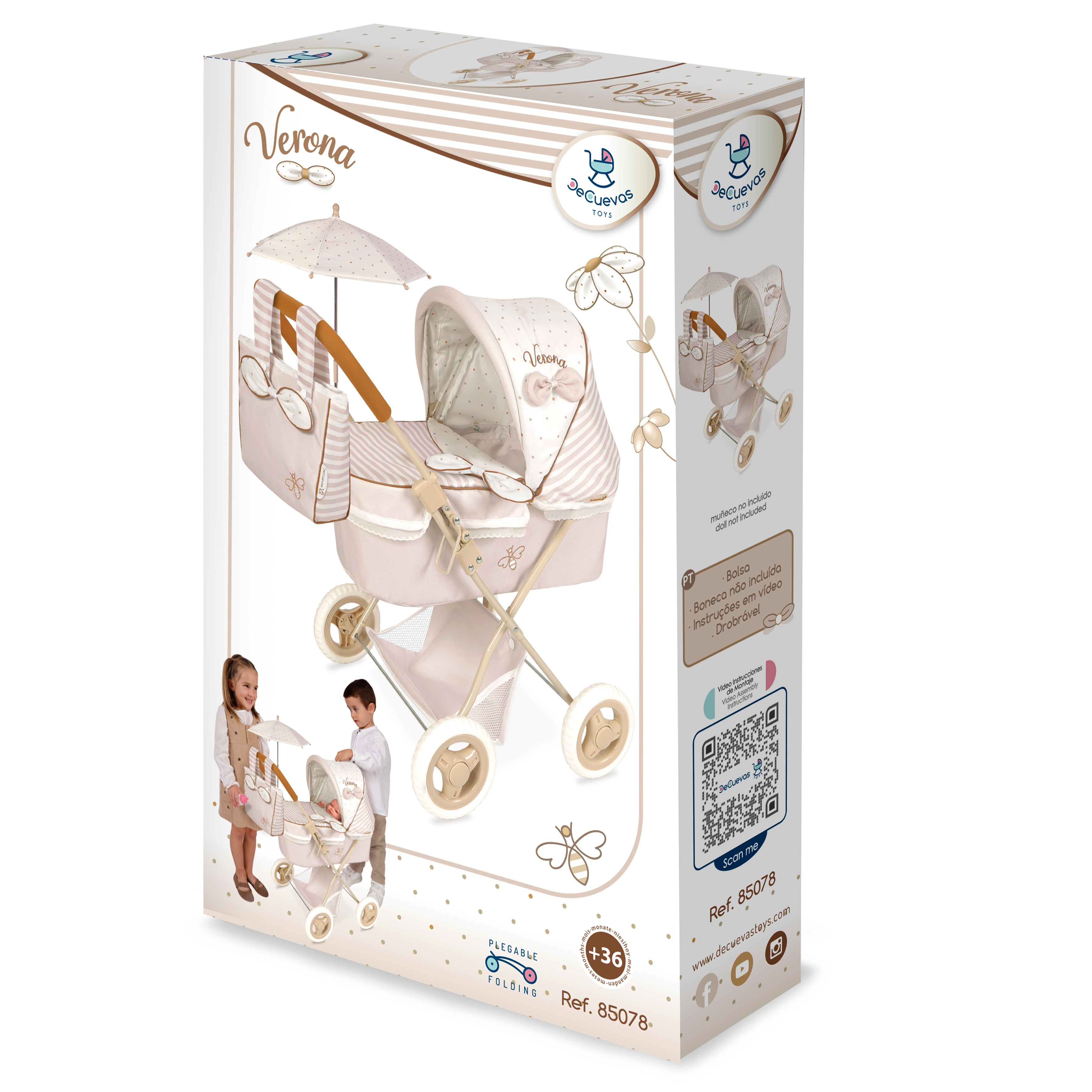 Coche de muñecas plegable DeCuevas Toys 8