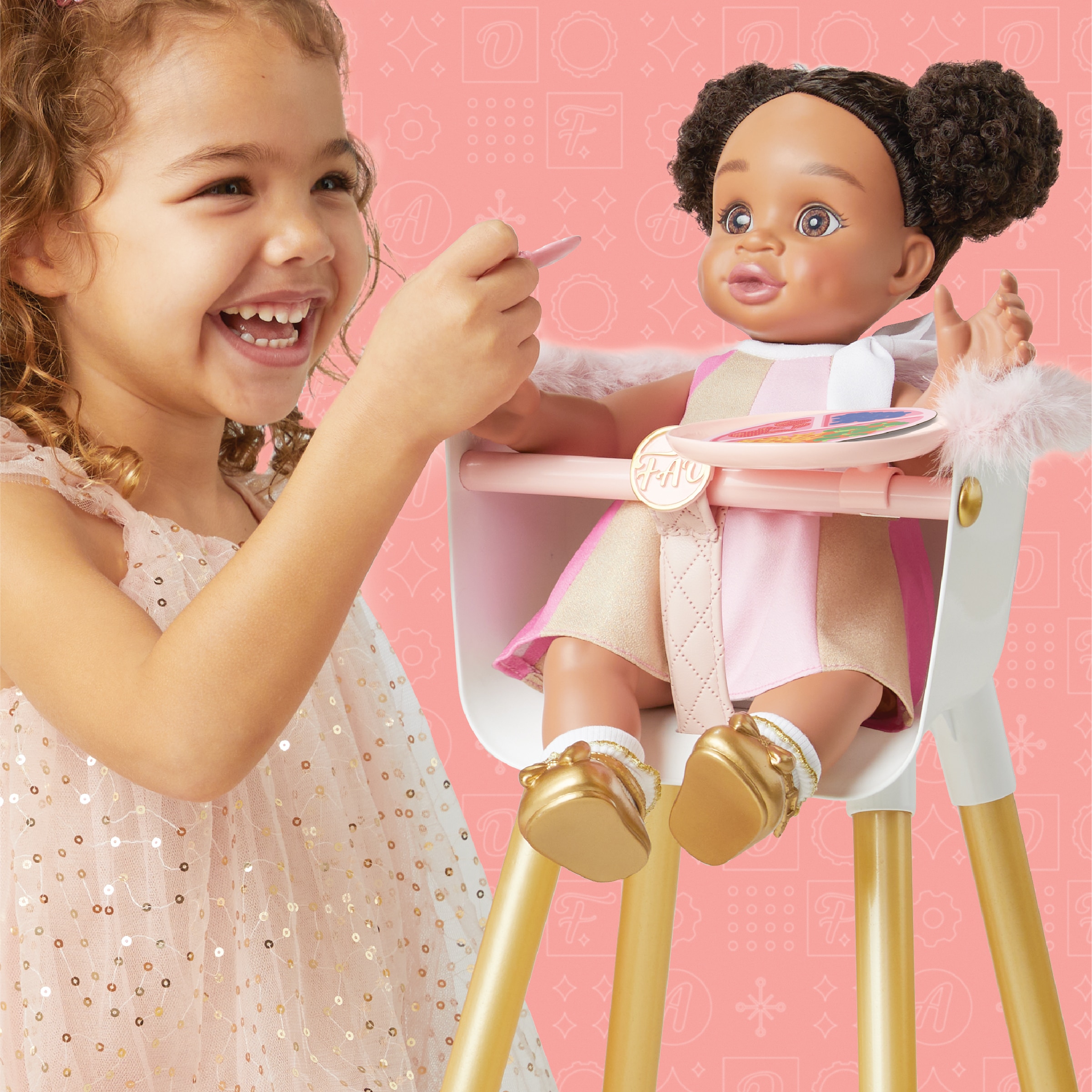 Silla alta para muñeca F.A.O. Schwarz 3