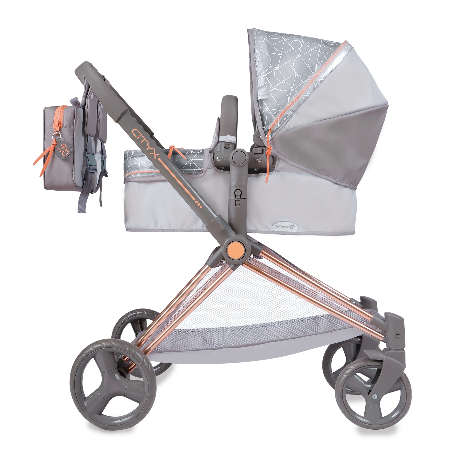 Coche de muñecas 3 x 1 plegable DeCuevas Toys 3