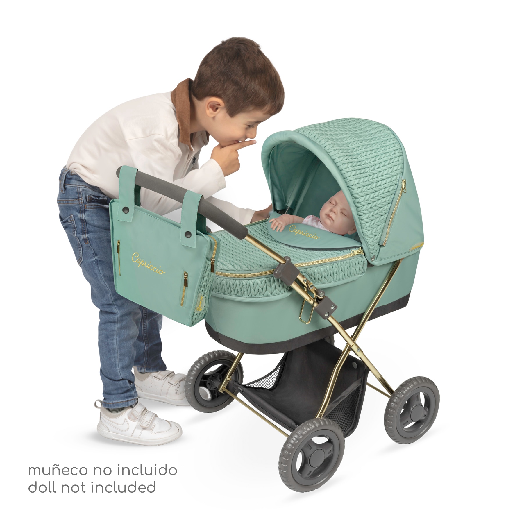 Coche de muñecas plegable con sombrilla Capriccio DeCuevas Toys 3